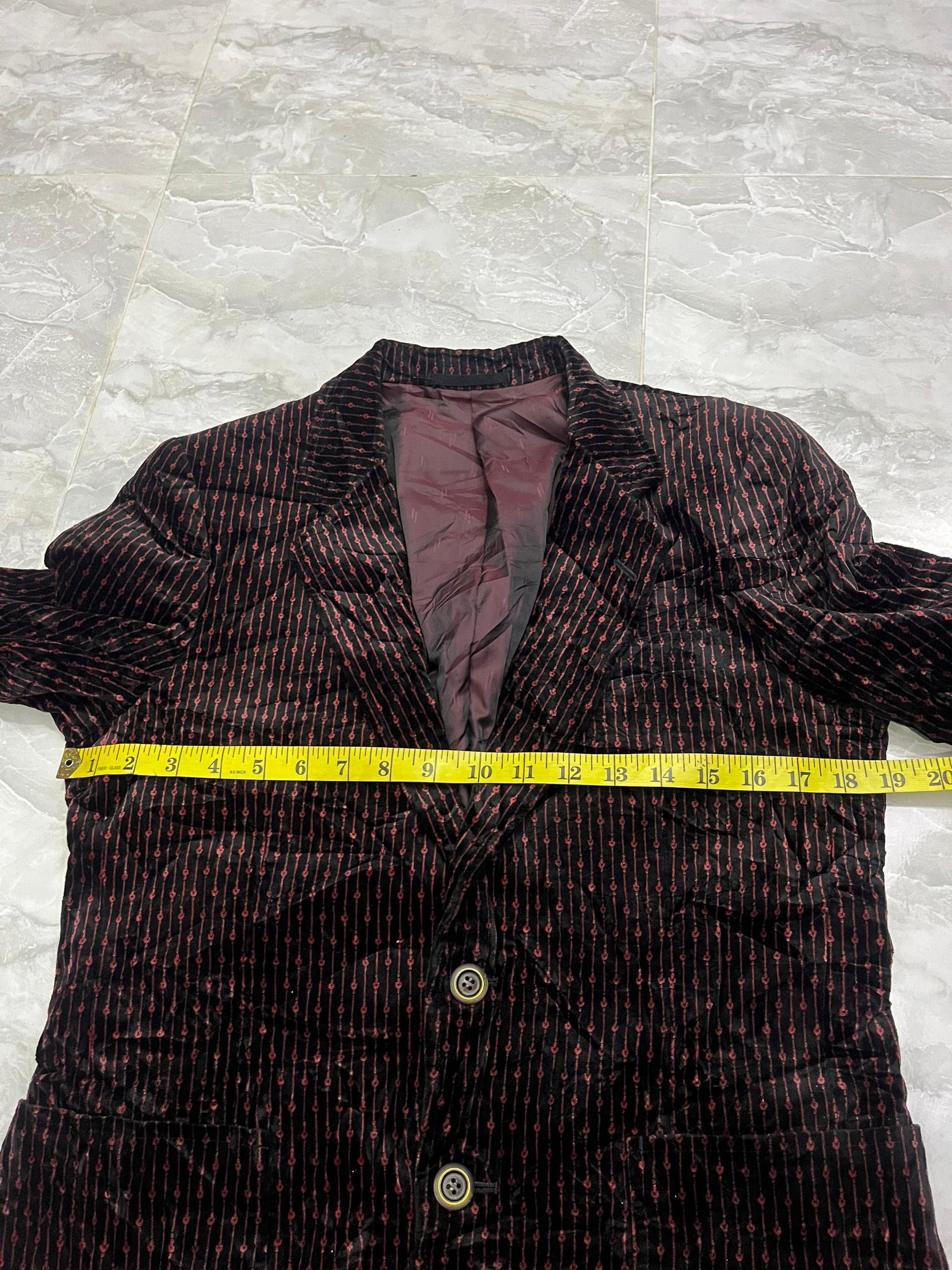 Japanese Brand Niedieck Brilliant Velvet Blazer German Fabric Size 38S - 13 Thumbnail