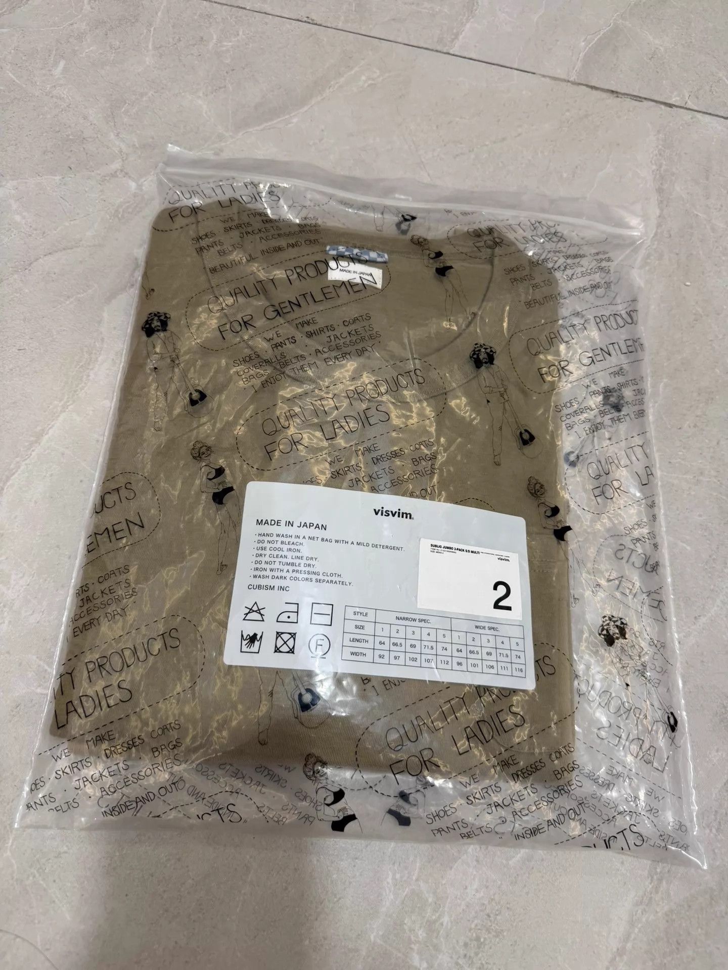 Visvim VISVIM 22 SUBLIG JUMBO 3-PACK S/S New Size 2 Size XS / US 0-2 / IT 36-38 - 2 Thumbnail