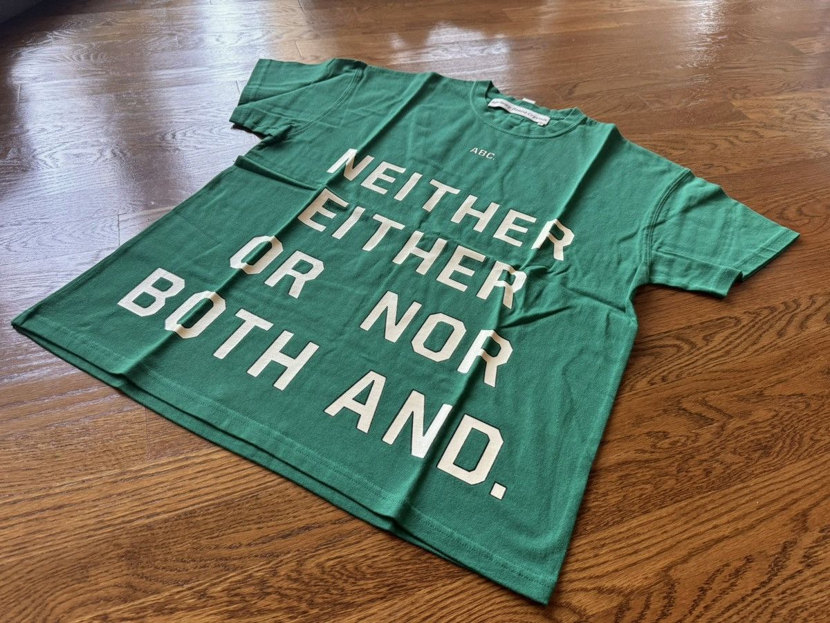 Advisory Board Crystals Medium Green Cream ABC Neither Either Or Nor Both And. Tee Size US M / EU 48-50 / 2 - 2 Thumbnail