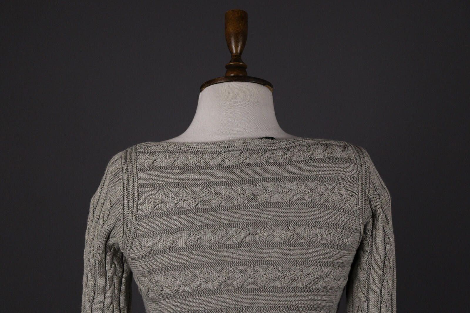 Lauren Ralph Lauren Lauren Ralph Lauren Gray Cable Knit Sweater Size XS Size XS / US 0-2 / IT 36-38 - 7 Thumbnail