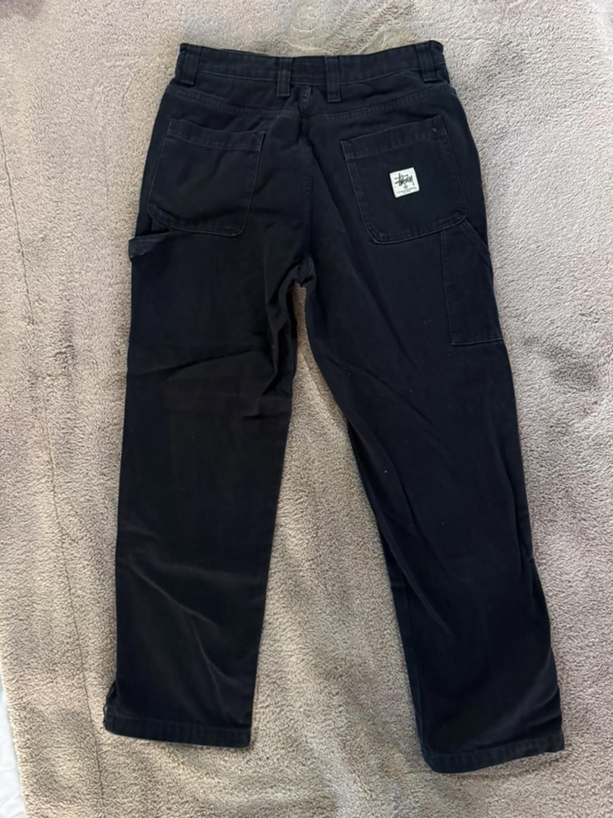 Stussy Stussy Quality Workgear Black Work Pants Size 32 Size US 32 / EU 48 - 2 Thumbnail