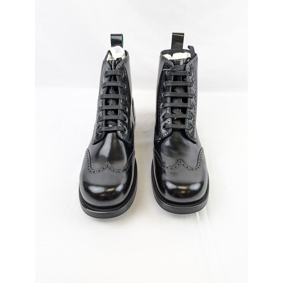 Bottega Veneta o1rshd1 Q:2 / Gloss Vinyl Wardrobe Ankle Boots in Black Size US 11 / EU 44 - 13 Thumbnail