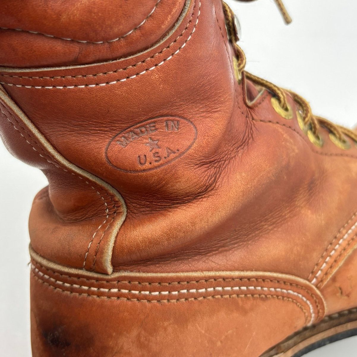 Vintage Vintage Matterhorn 9" Logger Work Boots Men's 8 Workwear Size US 8 / EU 41 - 7 Thumbnail