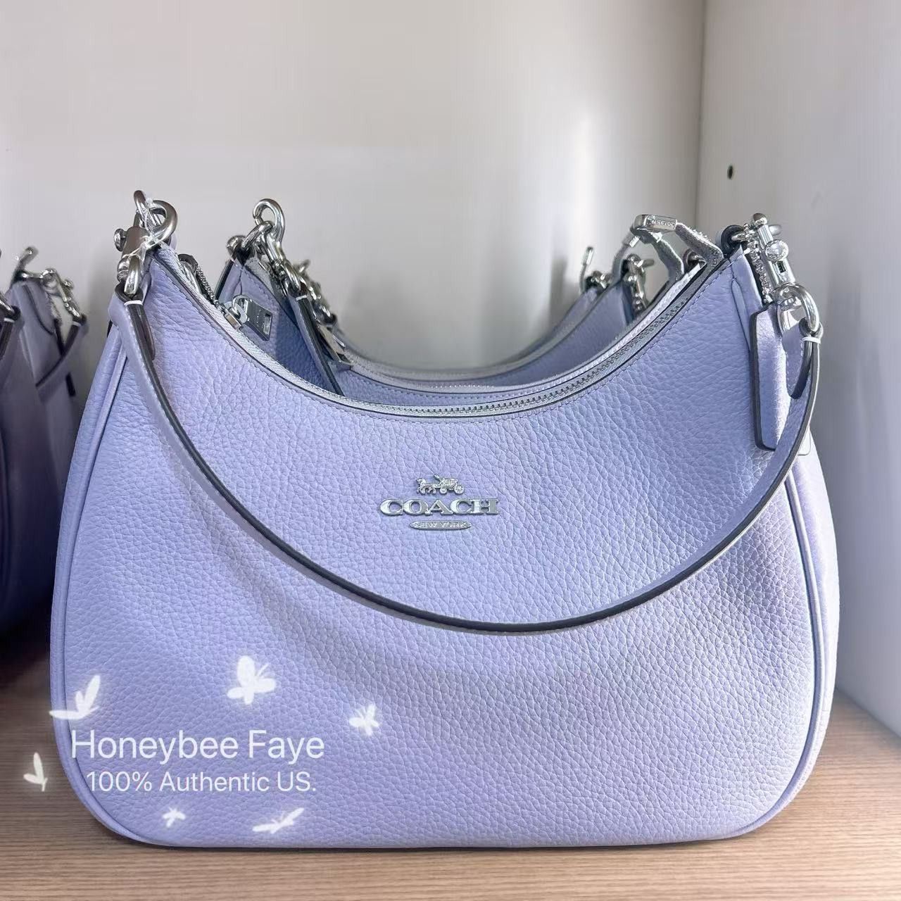 Coach Teri Hobo Bag Silver/Mist CV935 Size ONE SIZE - 1 Thumbnail