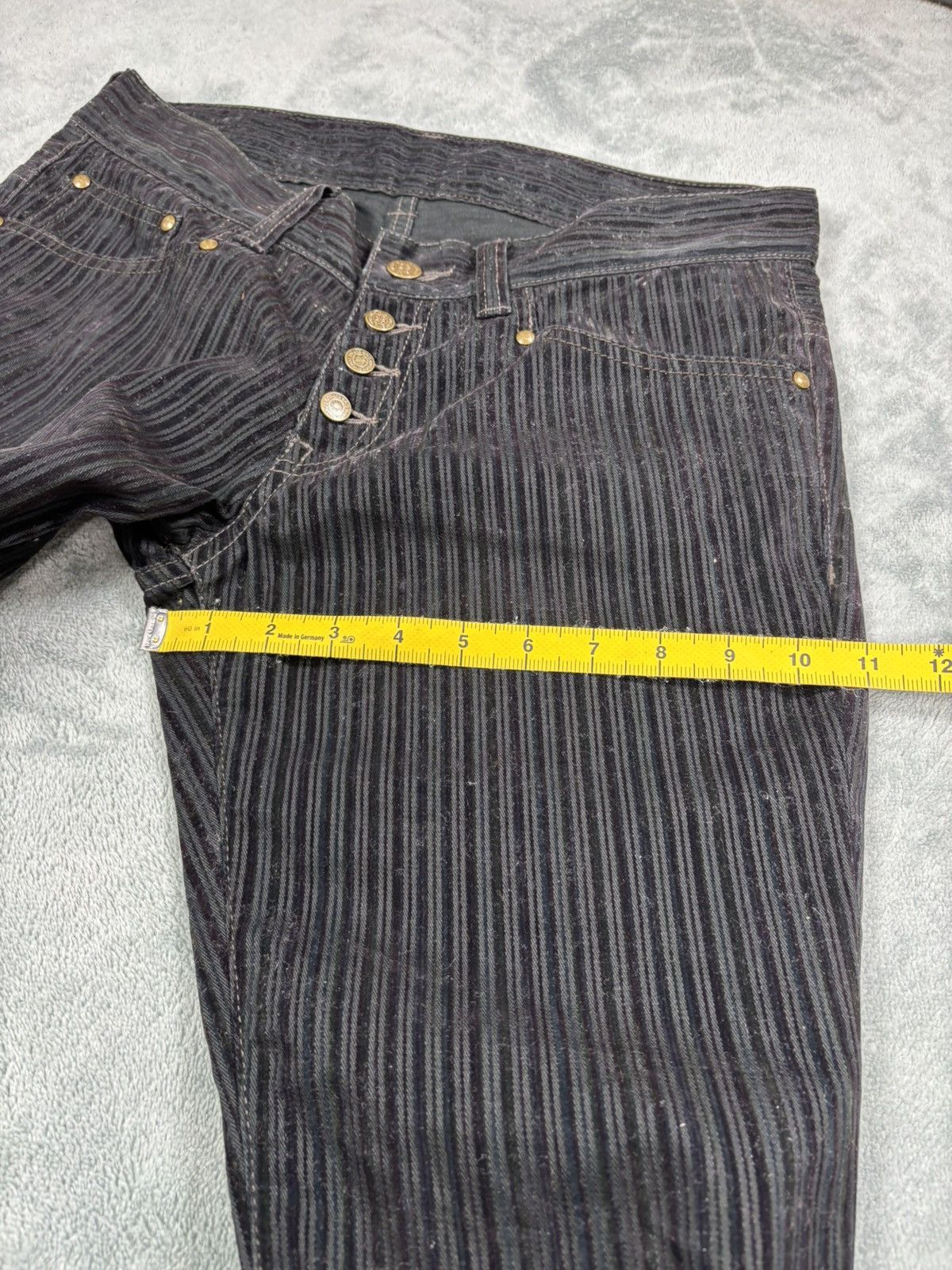 Tornado Mart Tornado Mart Velvet Flared Pants. S0363 Size US 30 / EU 46 - 10 Thumbnail
