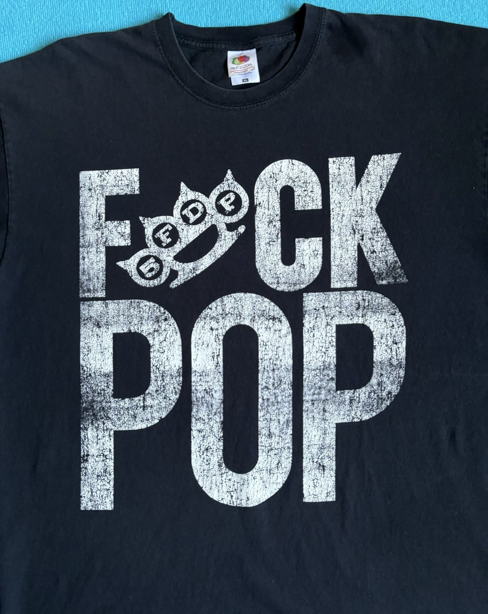 Band Tees Fuck Pop Let's Rock Fruit of the loom T-shirt Size. XL Size US XL / EU 56 / 4 - 7 Thumbnail