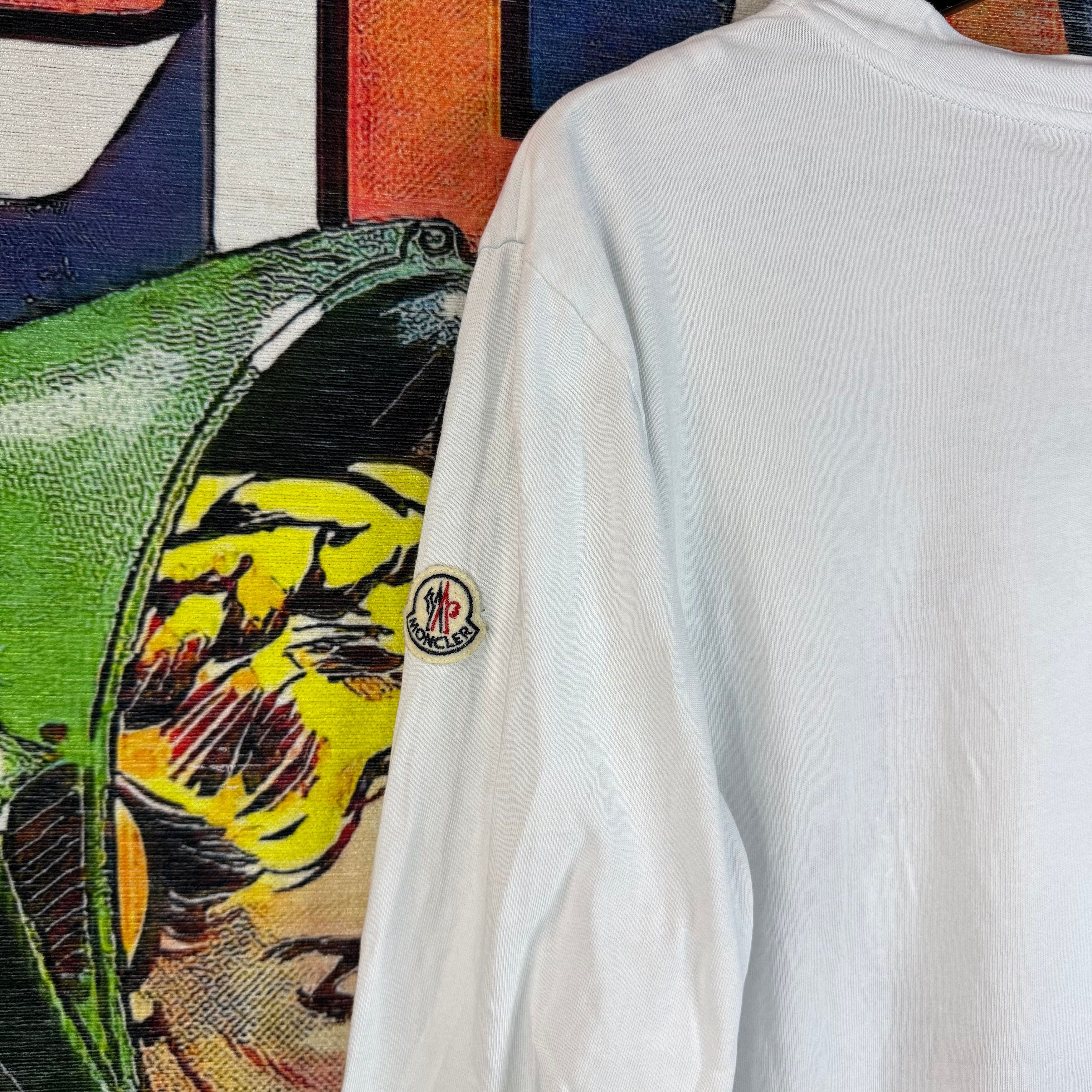 Moncler Moncler Embroidered Logo Longsleeve Size Medium Size US M / EU 48-50 / 2 - 5 Thumbnail