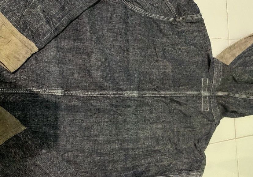 Japanese Brand × Vintage Vintage Optymystic Hooded Denim Jacket Size US M / EU 48-50 / 2 - 12 Thumbnail
