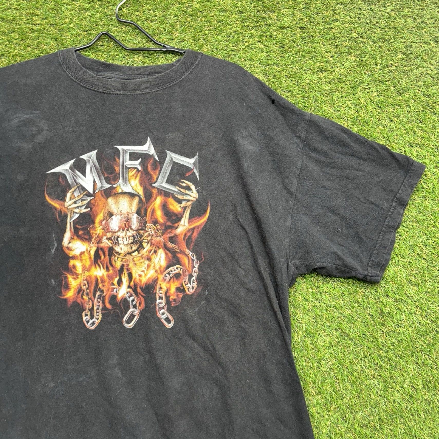 Fanci Club VINTAGE Megadeth Band T-Shirt Men XL Black Cotton Short Sleeve 90s Skull Metal Rock Men Size US XL / EU 56 / 4 - 3 Thumbnail