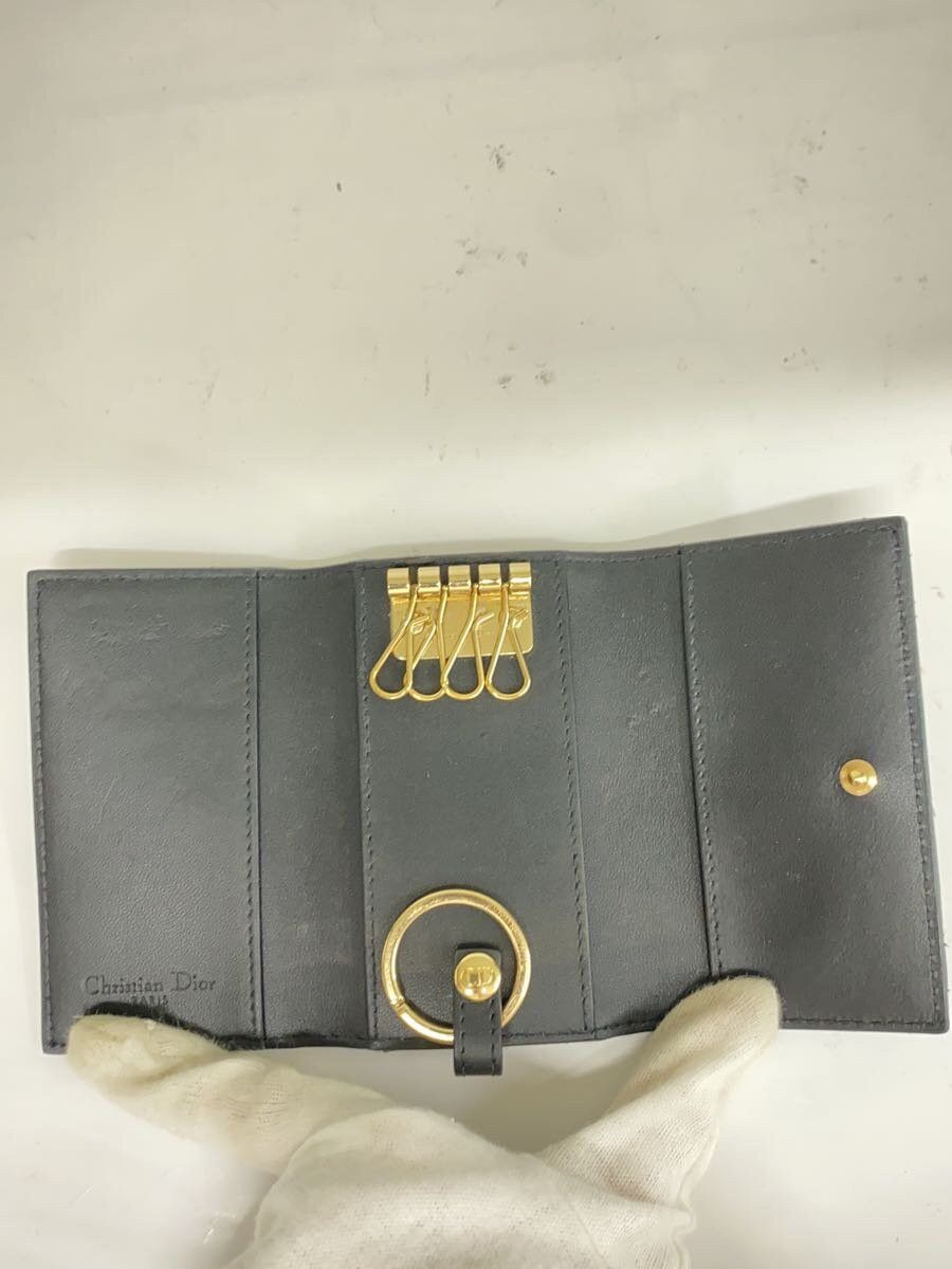 Dior Dior Leather Key Case Black Size ONE SIZE - 4 Thumbnail