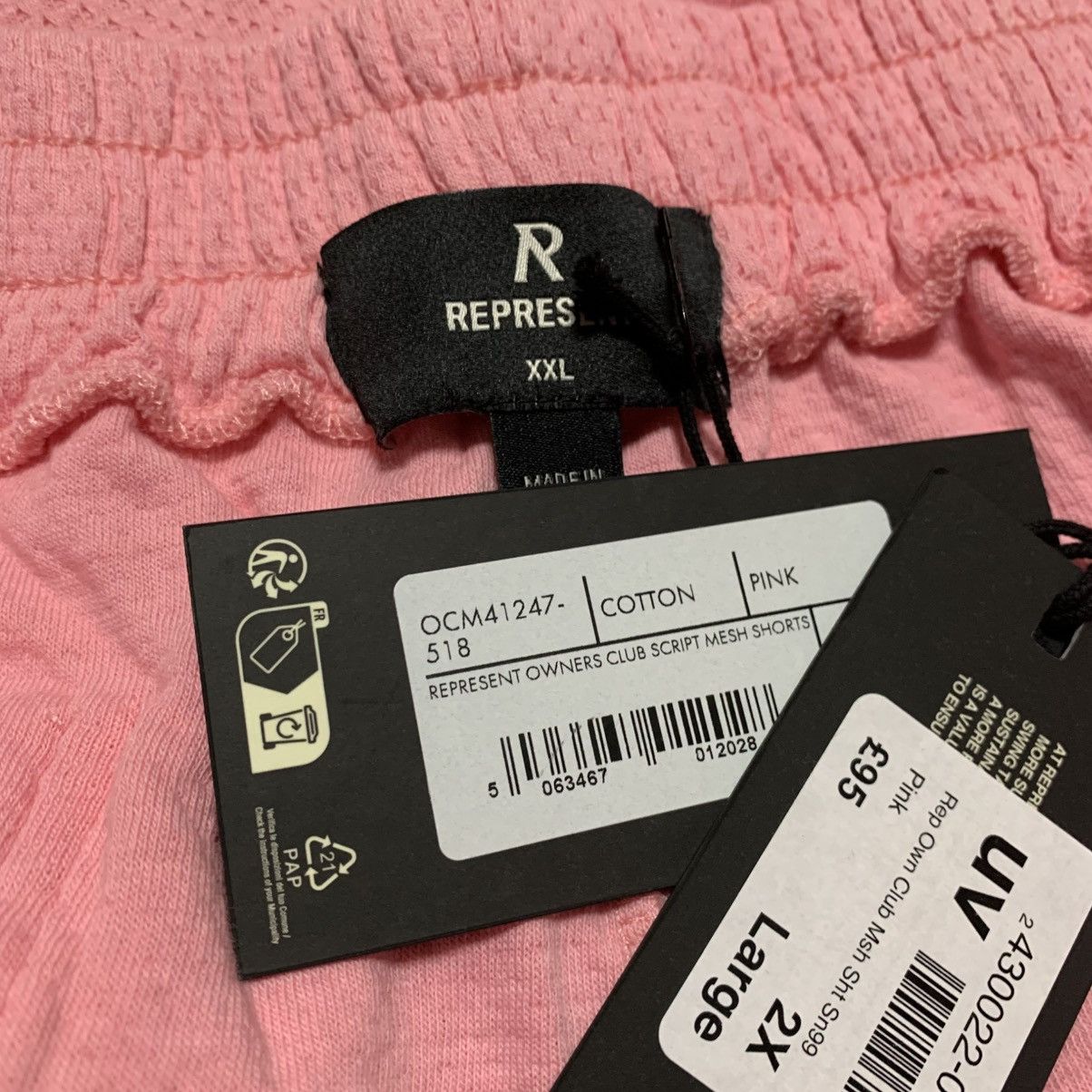 Represent Clo. Represent XXL Shorts Owners Club Script Pink Woven Bottoms Size US 36 / EU 52 - 4 Thumbnail
