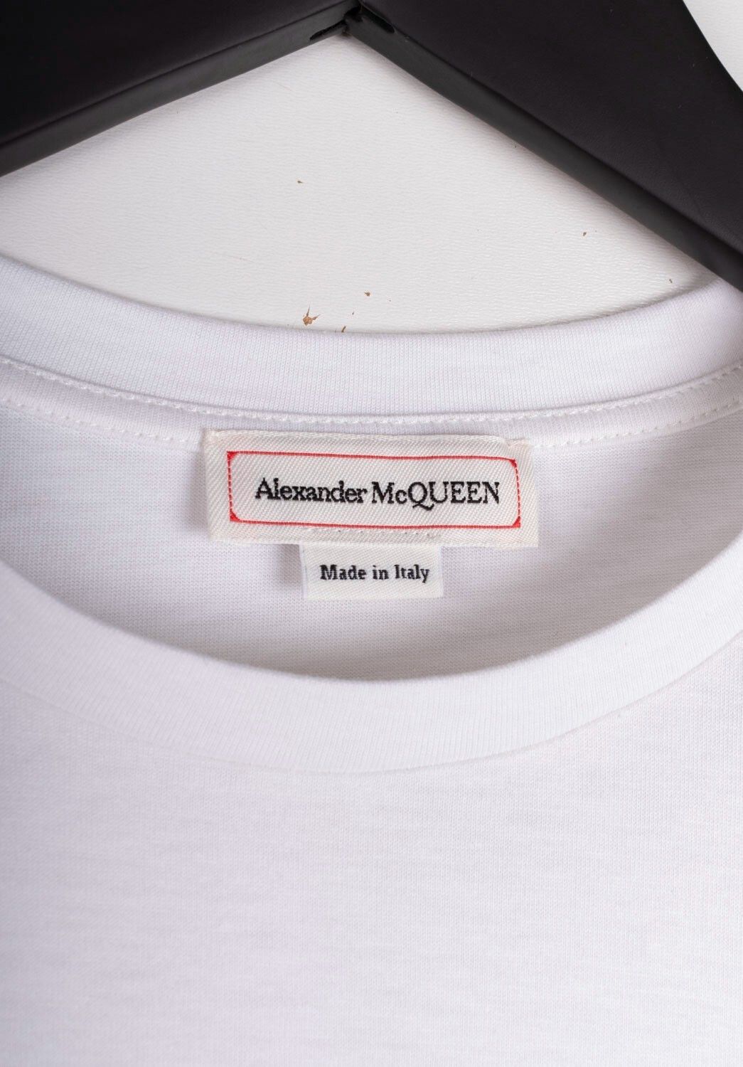 New Original Alexander McQueen White Women T Shirt 40 L B183