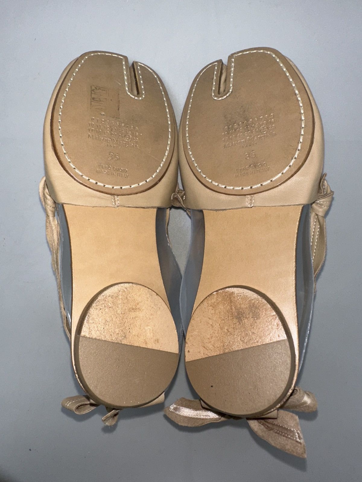 Maison Margiela Maison Margiela Tabi tie-fastening sandals Size US 5 / IT 35 - 7 Thumbnail