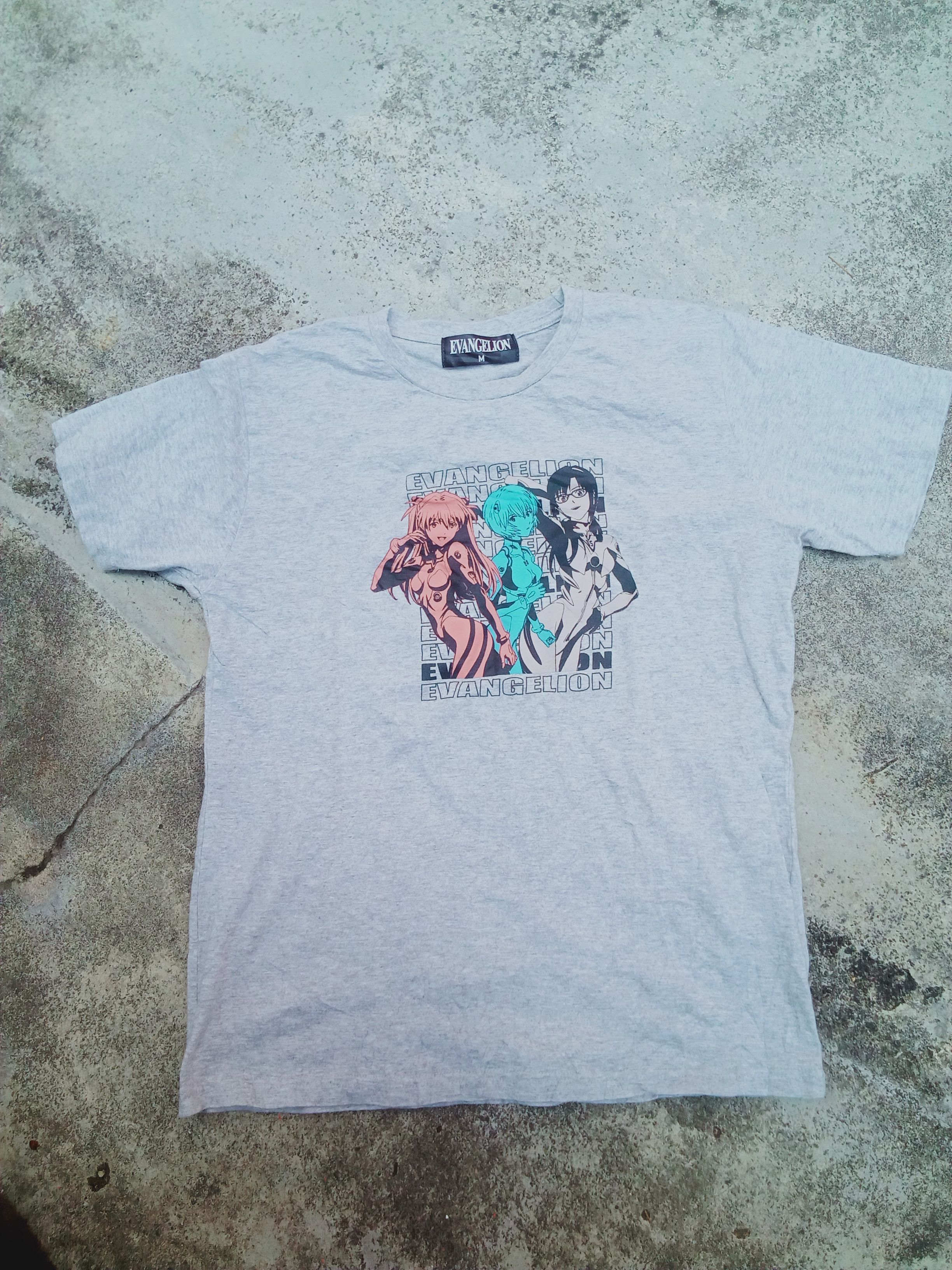 Anime Neon Genasis Evangelion Female Characters Tee Size US XS / EU 42 / 0 - 4 Thumbnail