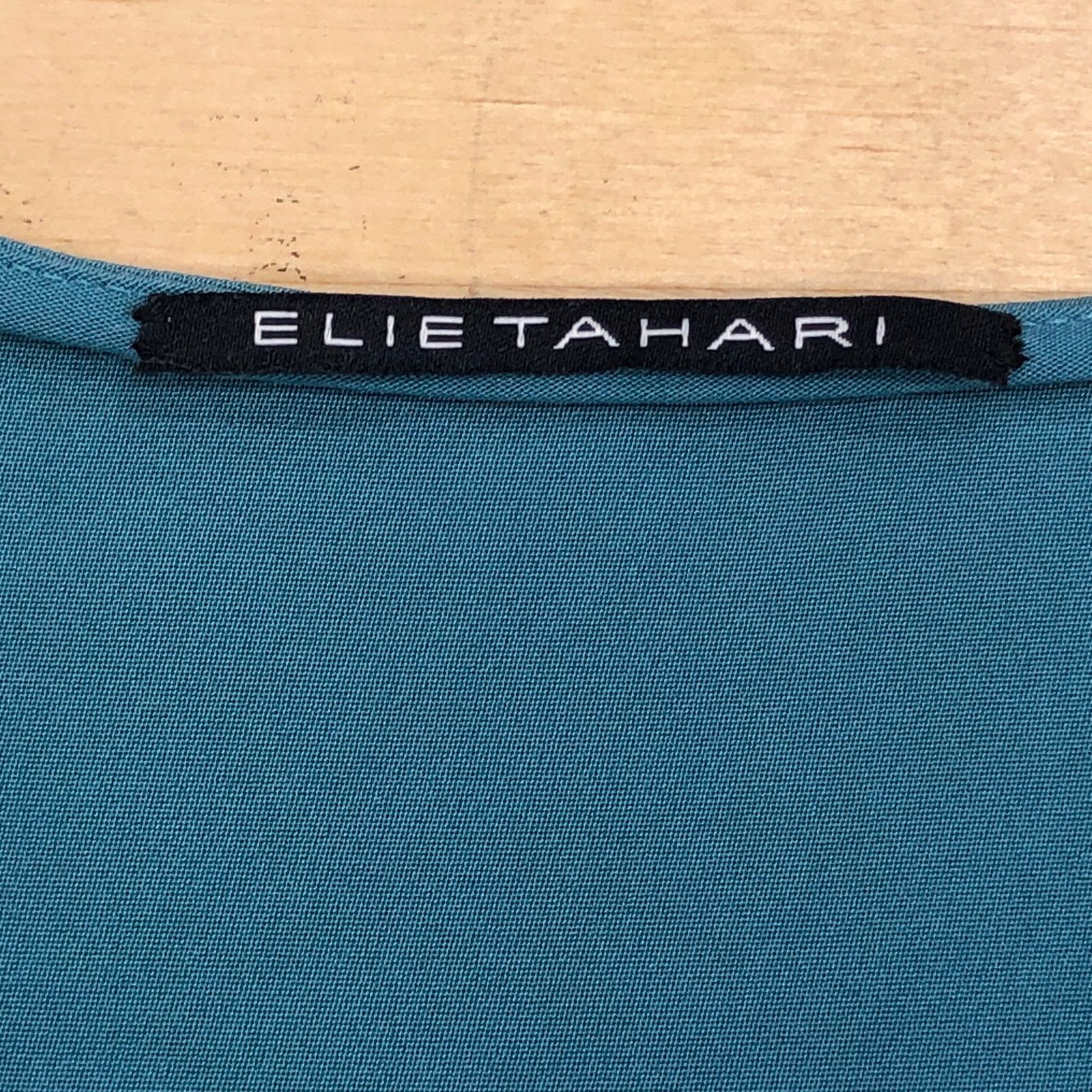 Elie Tahari Elie Tahari Womens Size 0 Dress Dalia Half Wrap Style Teal Size XS / US 0-2 / IT 36-38 - 12 Thumbnail