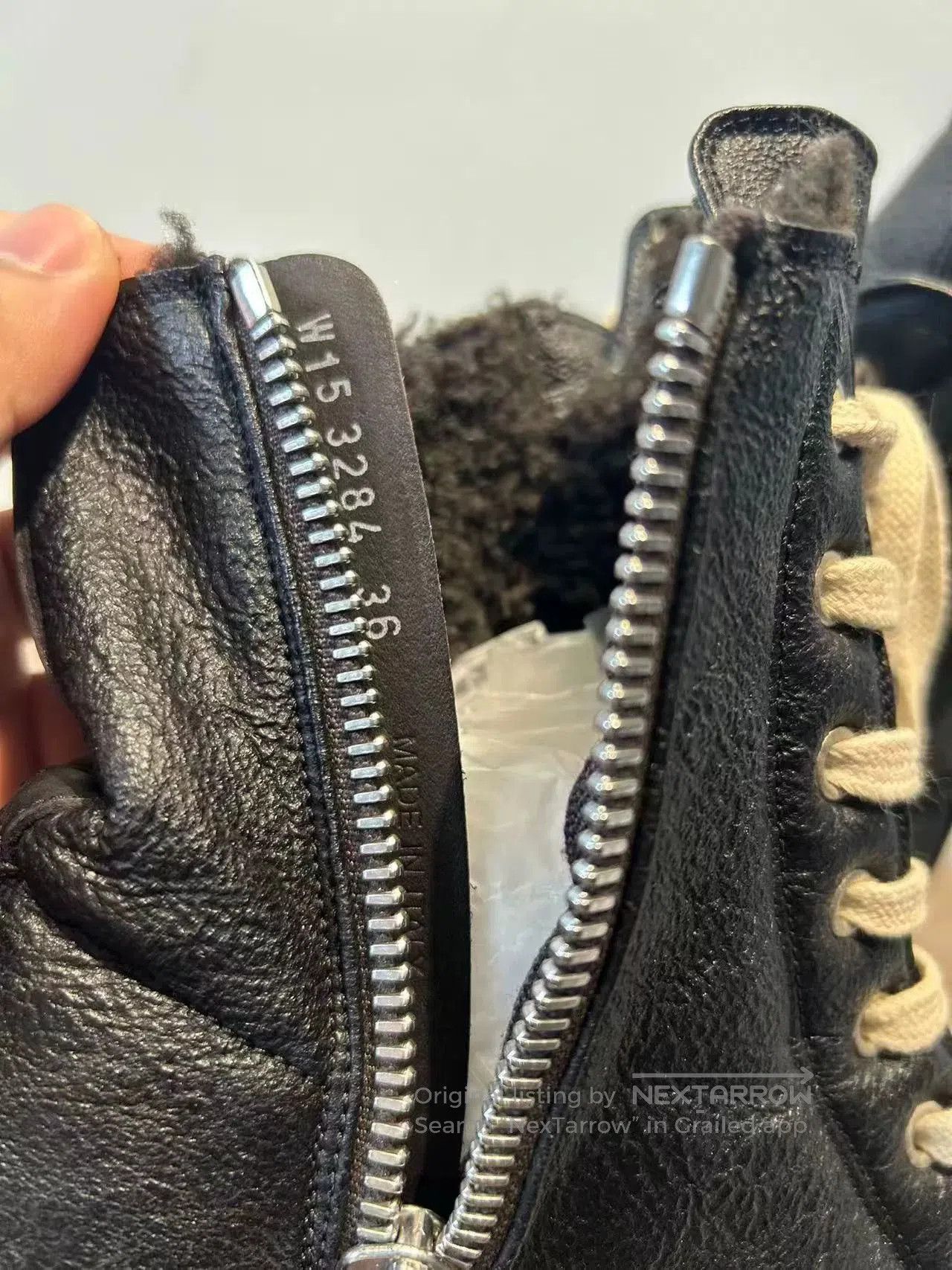 Rick Owens Rick Owens Black High-Top Sneakers. Size US 7 / EU 40 - 5 Thumbnail