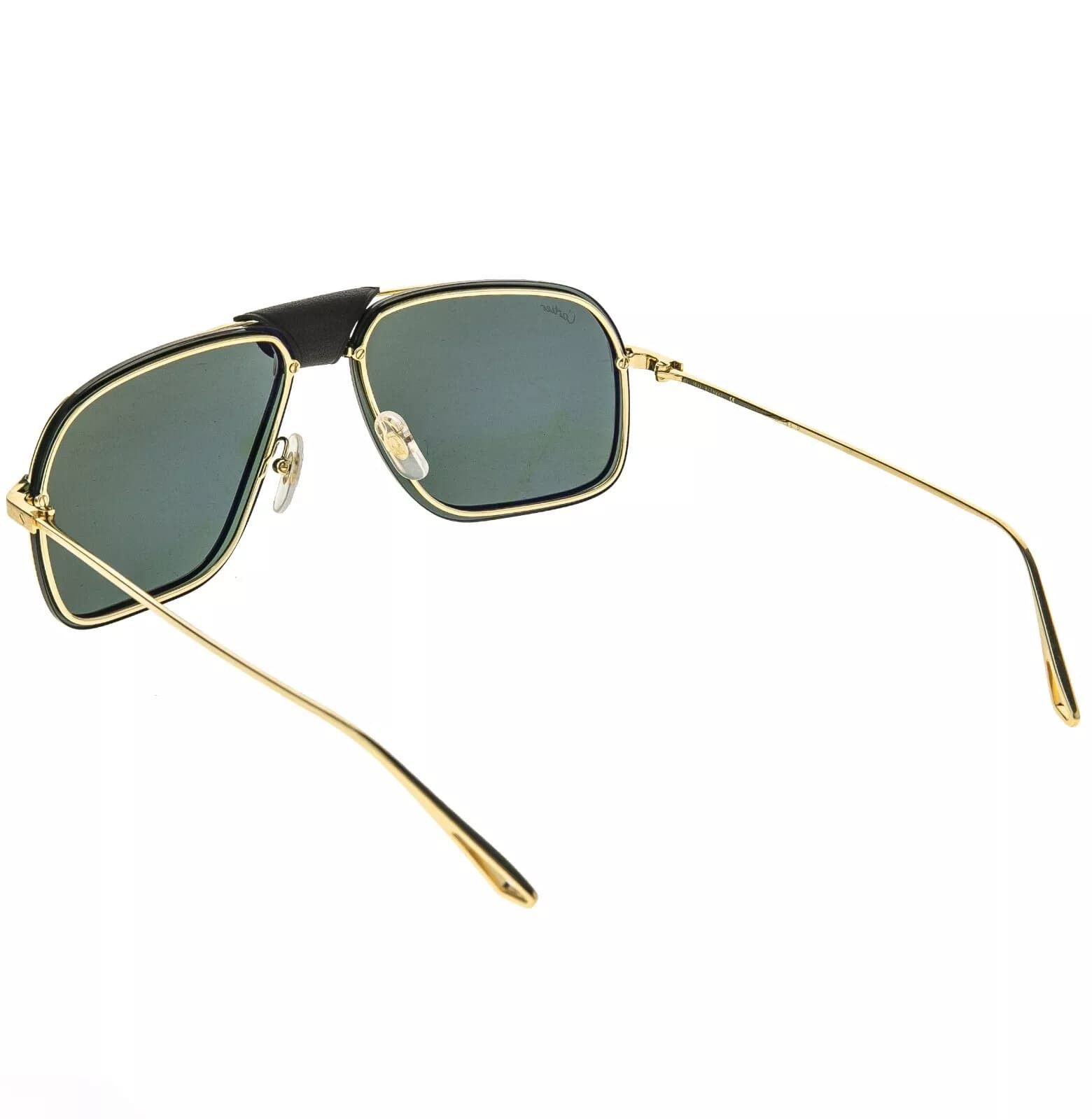 Cartier CARTIER Santos Dumont Screw CT0243S Gold Sunglasses 0243 002 Size ONE SIZE - 9 Thumbnail