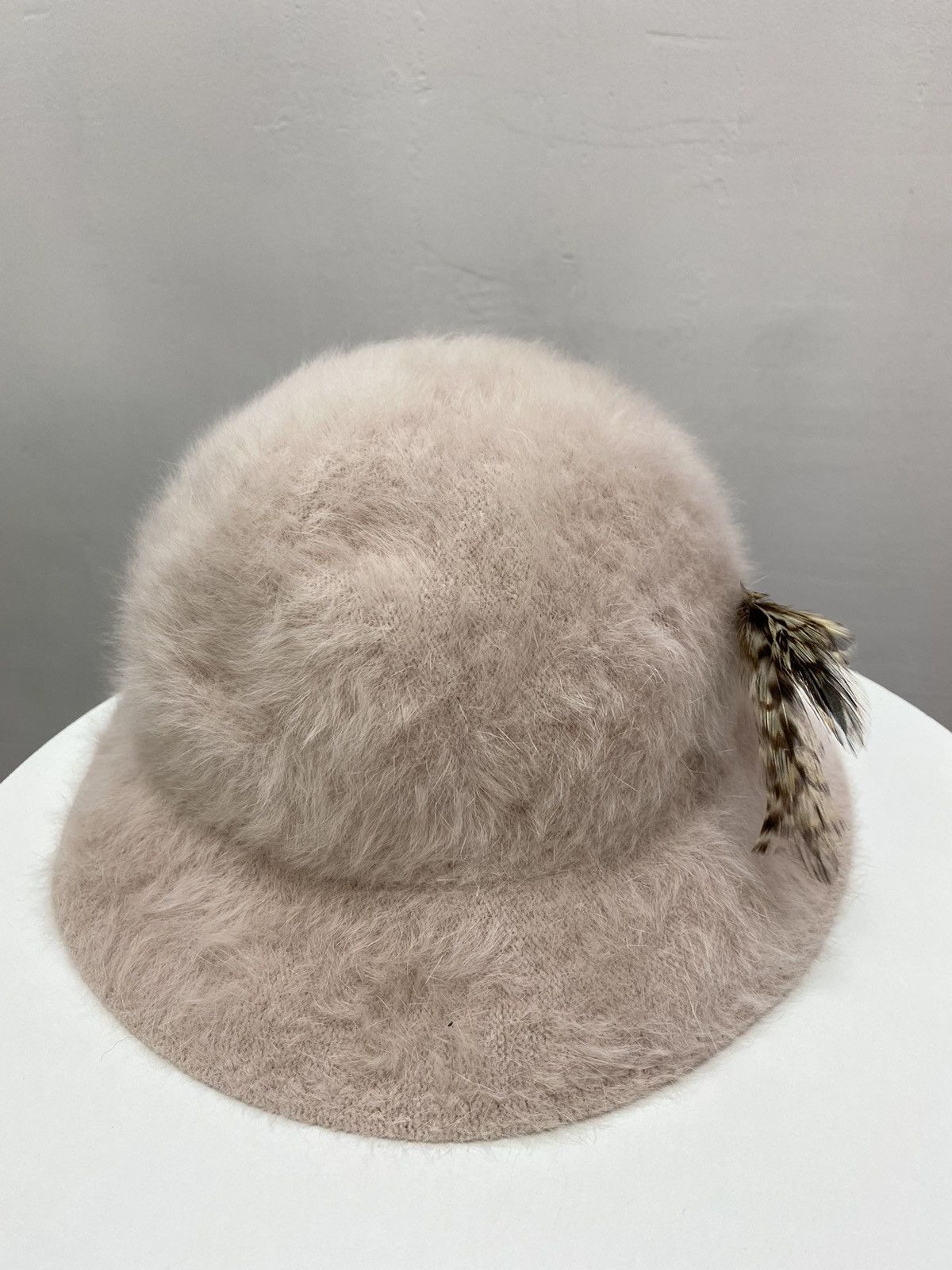 Kangol × Vintage KANGOL PINK FURGORA MIRIAM ANGORA FUR BUCKET HAT Size ONE SIZE - 7 Thumbnail