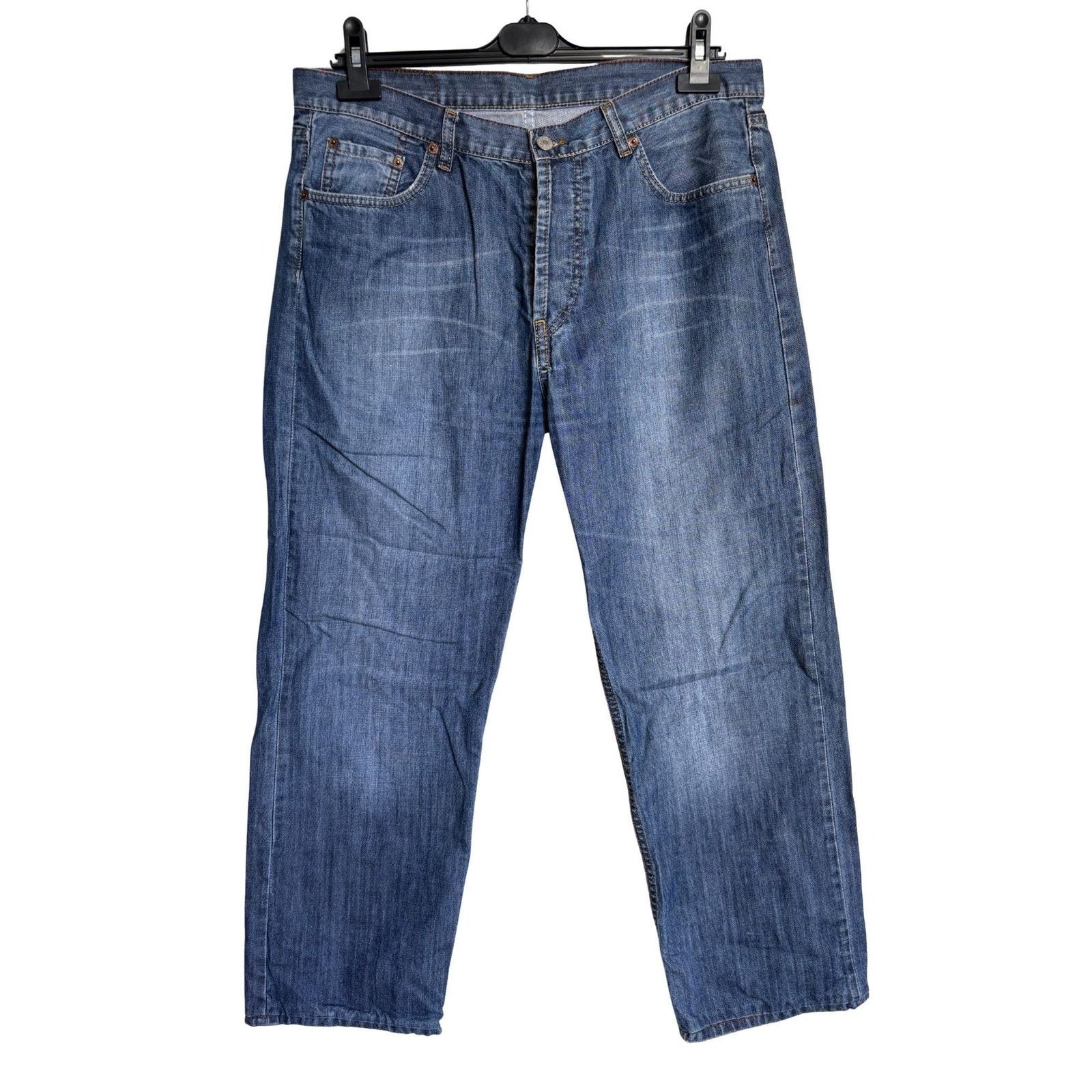 Levi's Levi’s 501 USA 1996 Light Wash Jeans W38 L34 Button Fly Rare Size US 38 / EU 54 - 3 Thumbnail