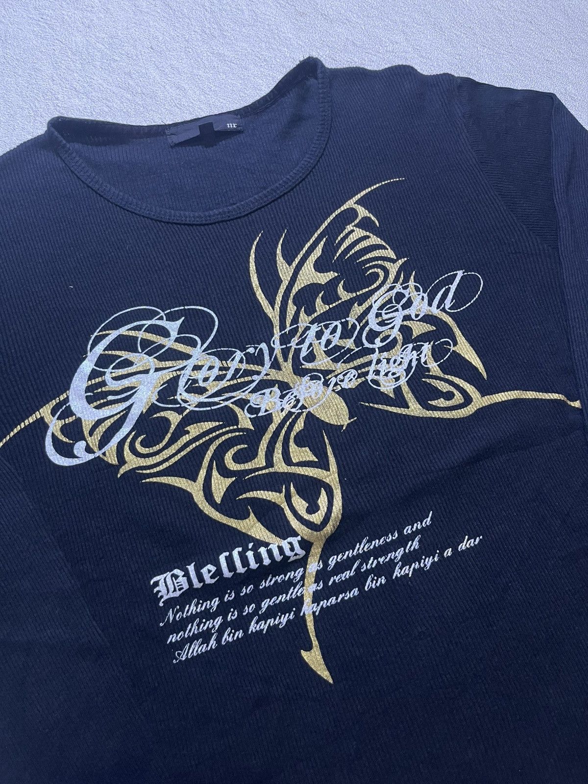 Japanese Brand Y2K BLELLING long sleeve tshirt Size US M / EU 48-50 / 2 - 3 Thumbnail