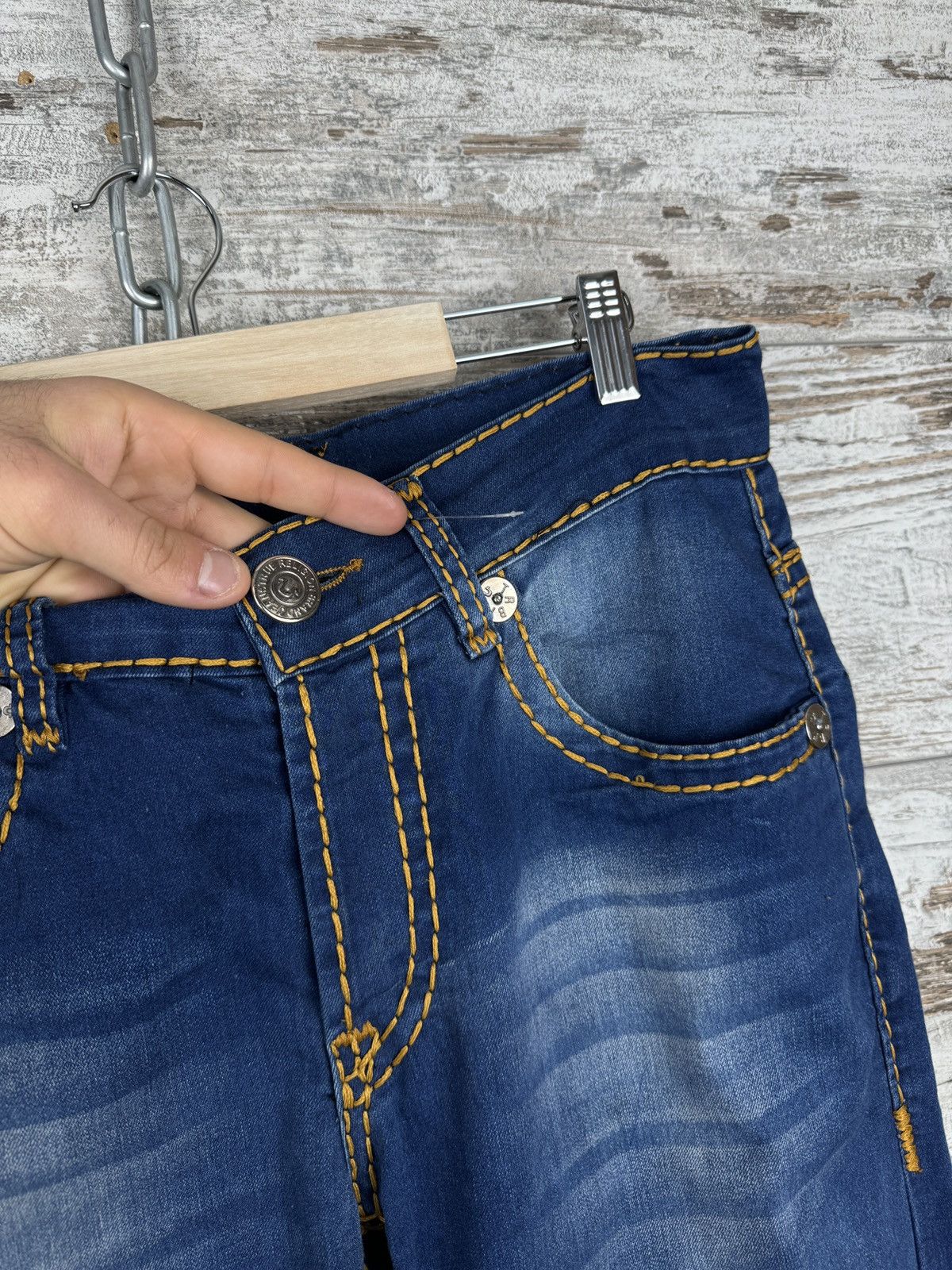Japanese Brand × True Religion × Vintage Mens Vintage True Religion Jeans Japanese style denim pants Size US 31 - 7 Thumbnail