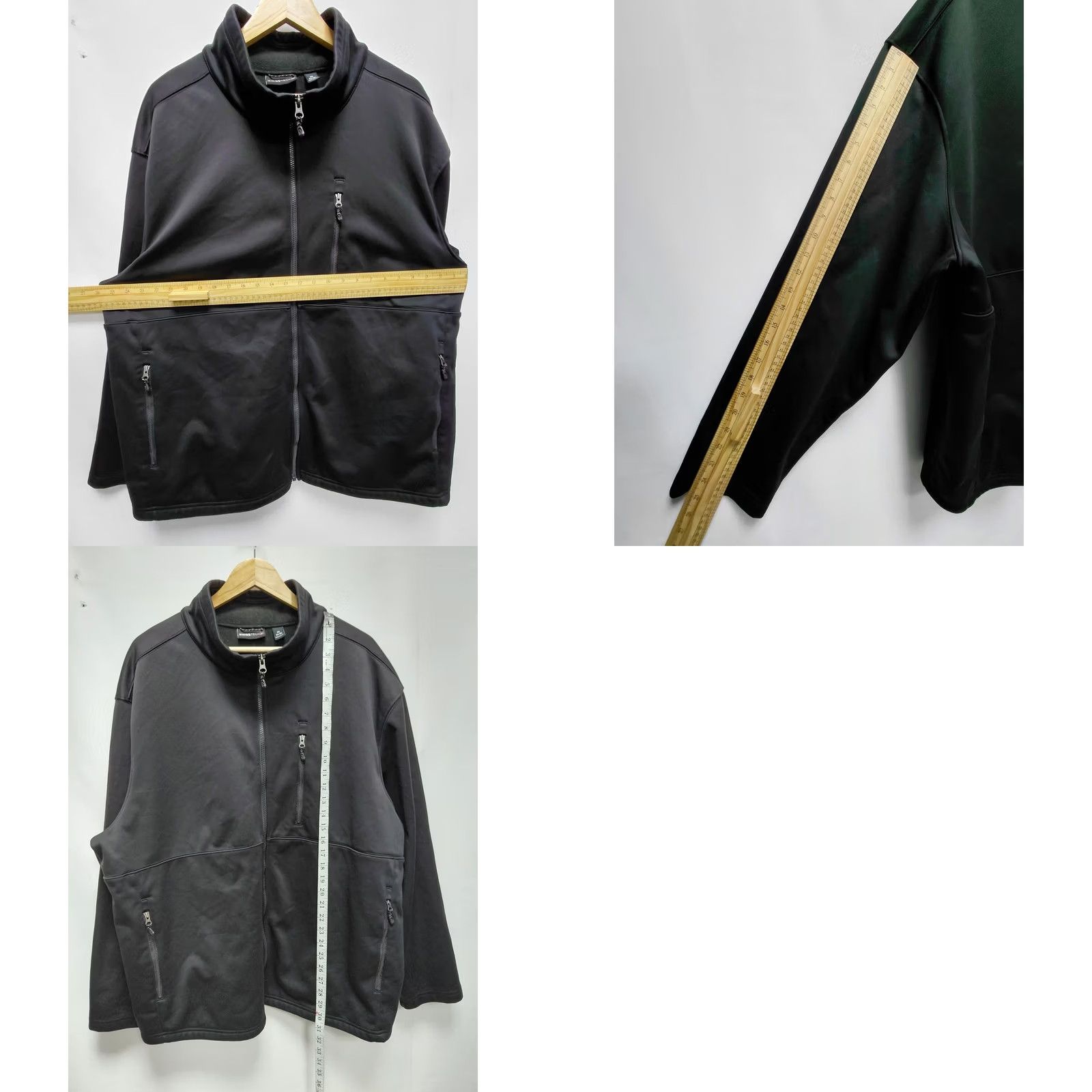Vintage SWISSTECH Black Full Zip Jacket Knit Men 3XL Lightweight Pockets Zipper Casual Travel Vintage No Size US XXL / EU 58 / 5 - 8 Thumbnail