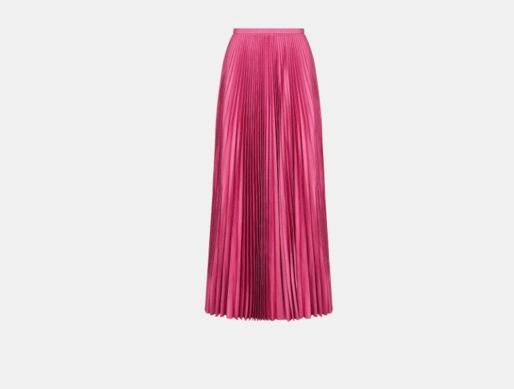 Dior o1w1db10325 411J20A Maxi Skirt in Pink Size 25" / US 0 / IT 36 - 1 Thumbnail