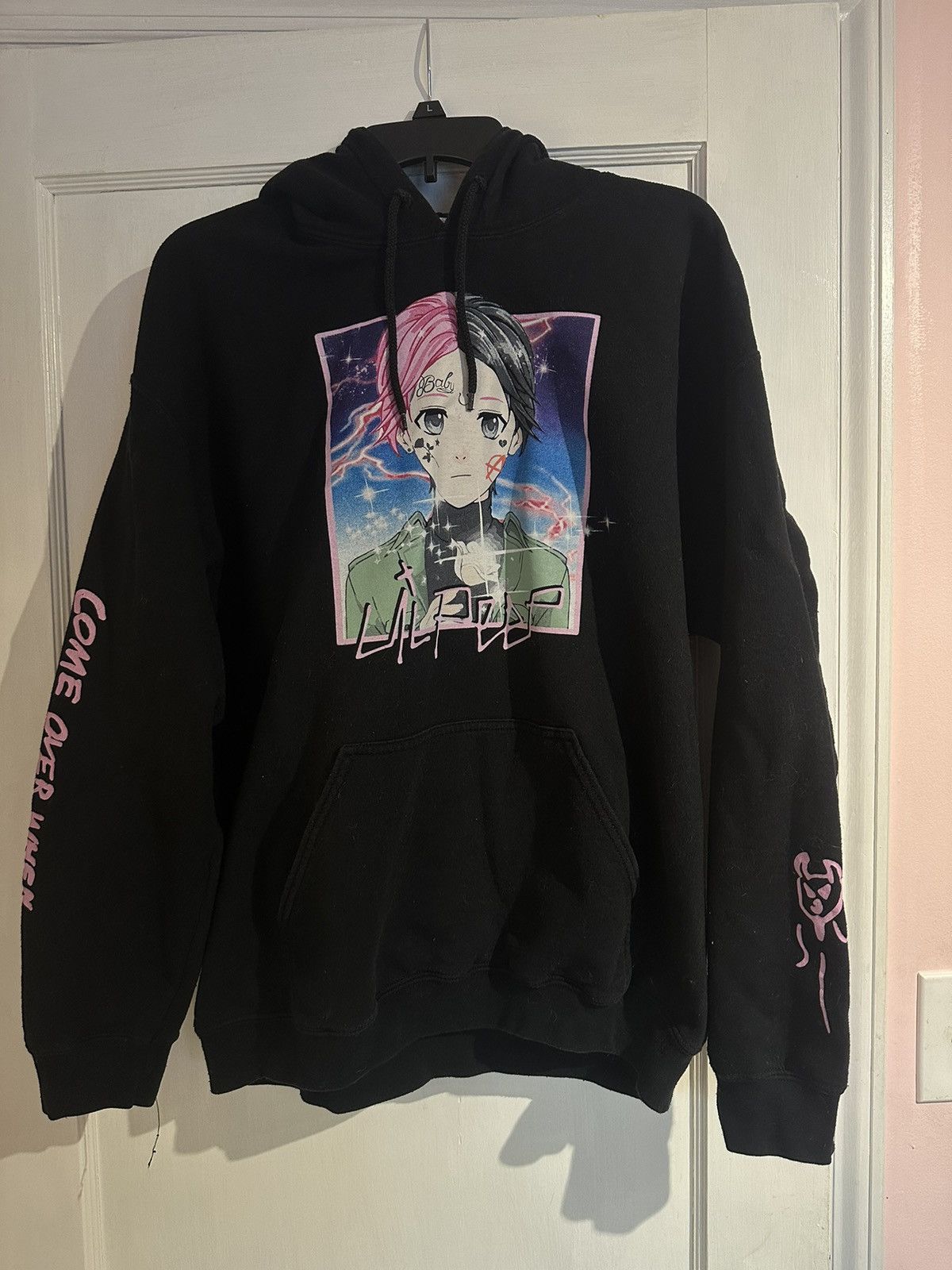 GOTHBOICLIQUE × Lil Peep Lil Peep Come Over When Your Sober PT2 Hoodie Size US L / EU 52-54 / 3 - 1 Thumbnail