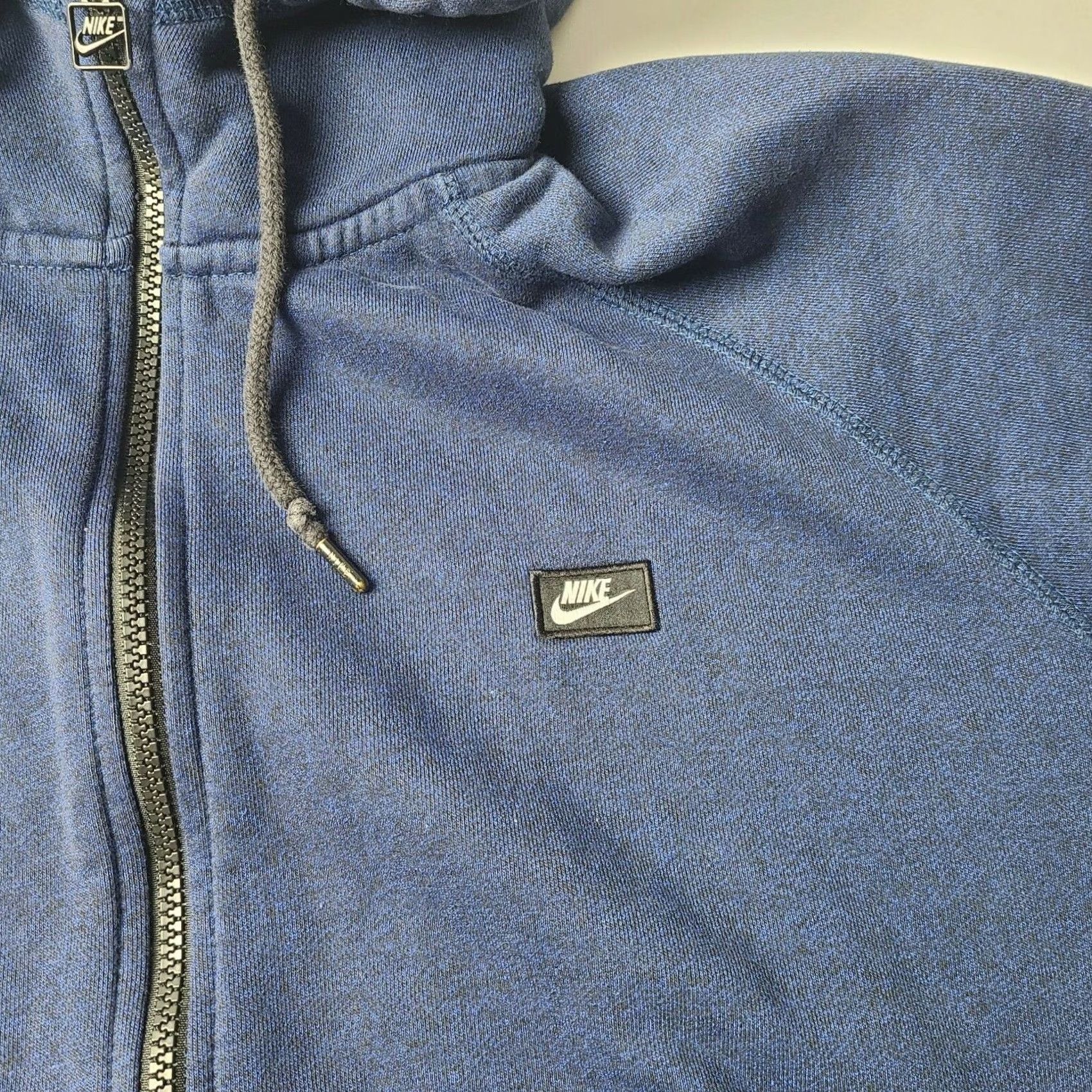 Nike VINTAGE Nike Red Tag Full Zip Hoodie Sweatshirt Jacket Men XL Navy 90s Logo Athletic Regular Twitter Size US XL / EU 56 / 4 - 3 Thumbnail