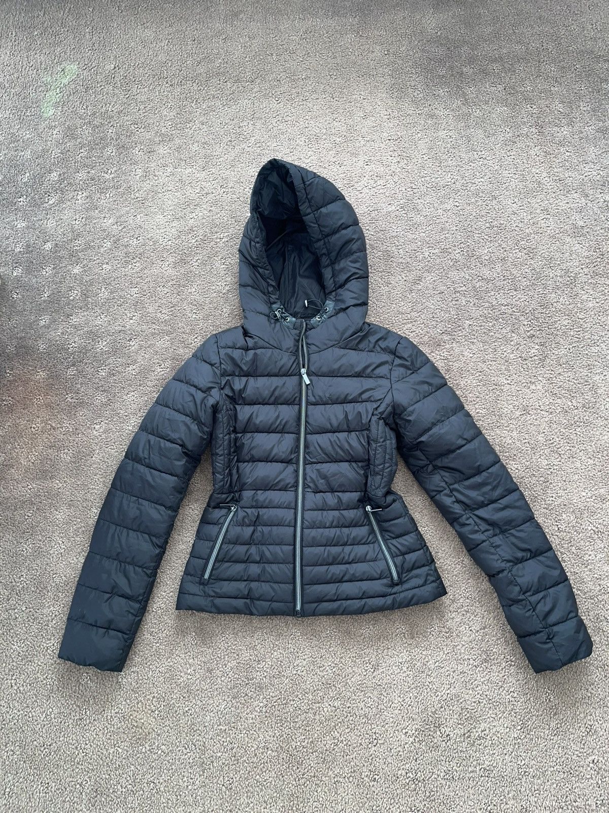 Zara Zara puffer jacket with hood Size S / US 4 / IT 40 - 1 Thumbnail