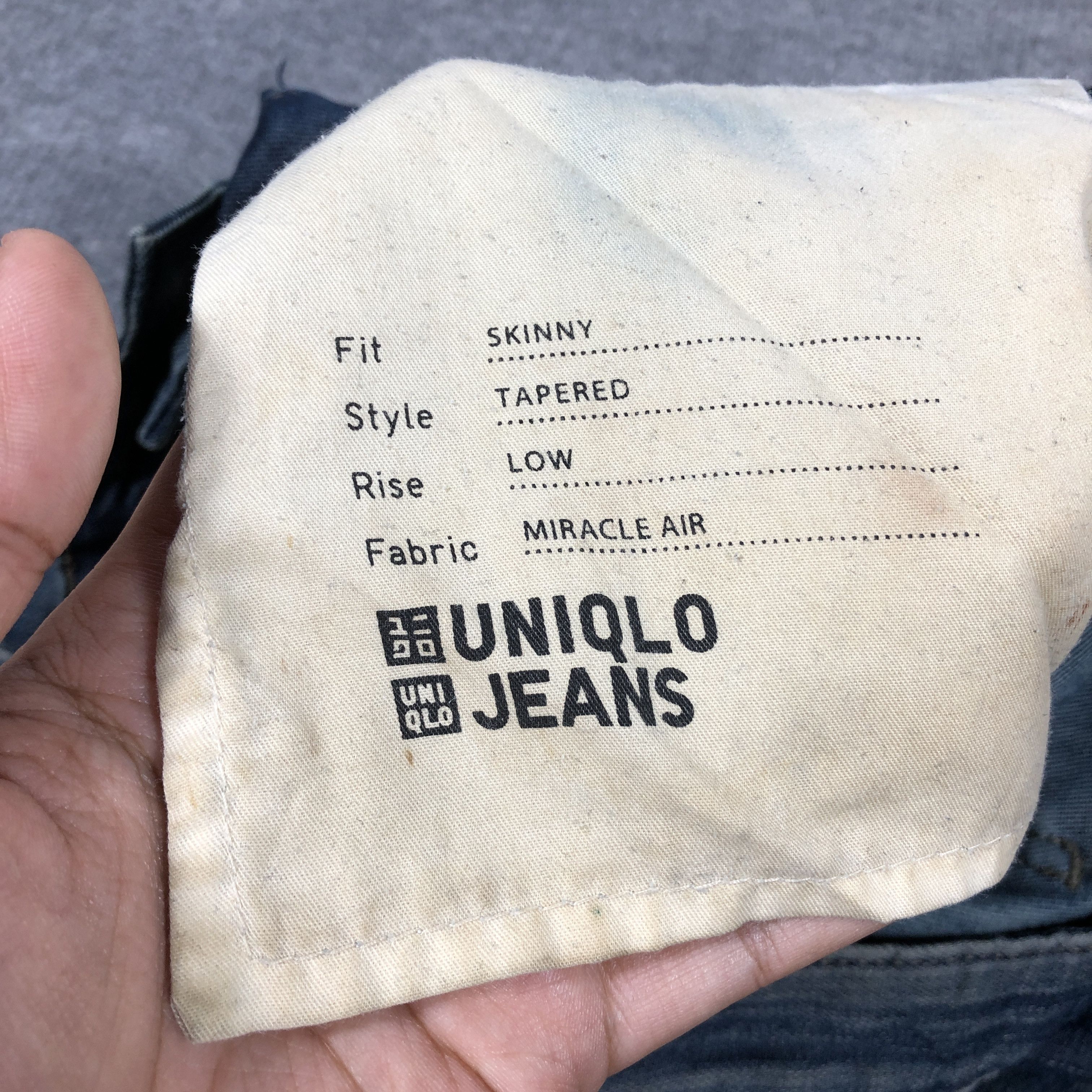 Womens Uniqlo Jeans Skinny Tapered L1211W