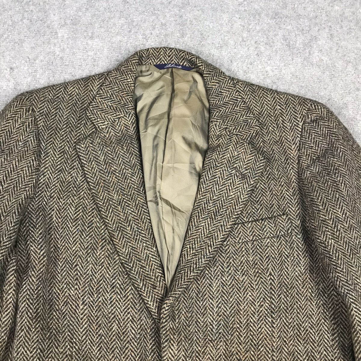 Harris Tweed × Vintage HARRIS TWEED WOOL BLAZER JACKET Size US M / EU 48-50 / 2 - 2 Thumbnail