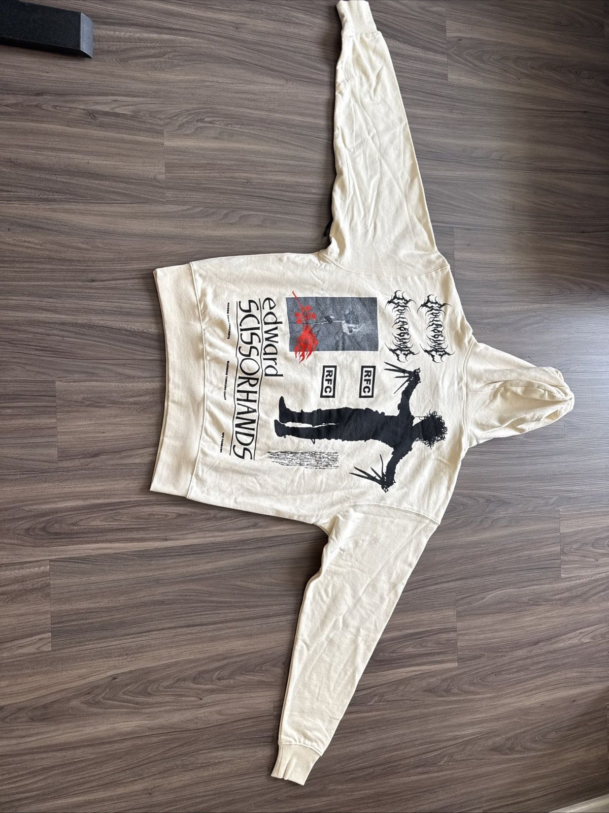 Civil Regime Edward Scissorhands x Civil Regime Hoodie Cream Size L Size US L / EU 52-54 / 3 - 6 Thumbnail