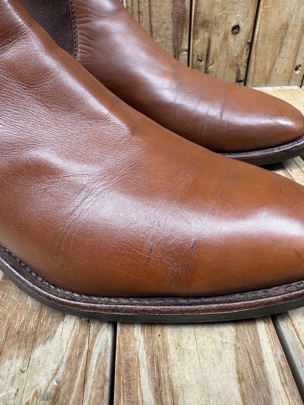 R.M. Williams R.M.Williams Brown leather Australian Men Boots UK 8 H US 9 Size US 9 / EU 42 - 9 Thumbnail