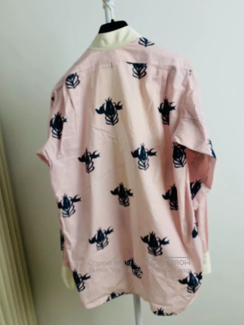 Loewe Loewe Printed asymmetric silk shirt Size XS / US 0-2 / IT 36-38 - 5 Thumbnail