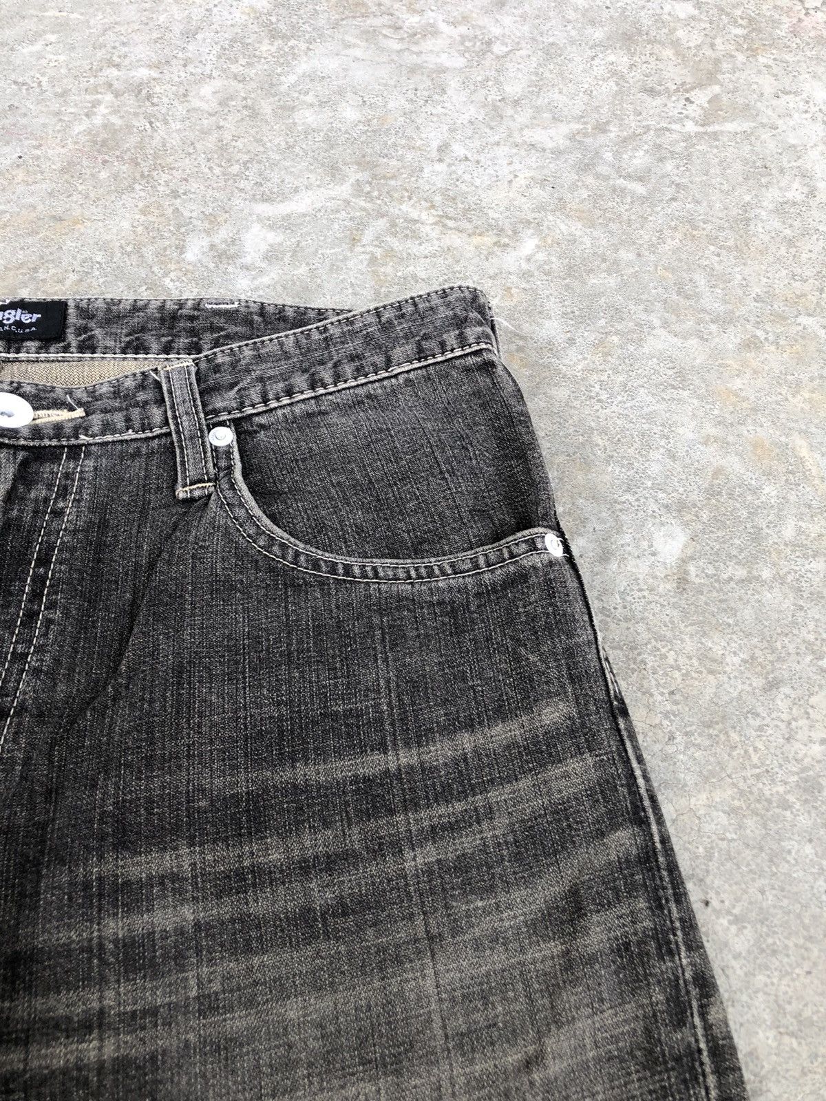 If Six Was Nine Y2k Wrangler Flared Jeans Distressed Jeans Size US 32 / EU 48 - 15 Thumbnail
