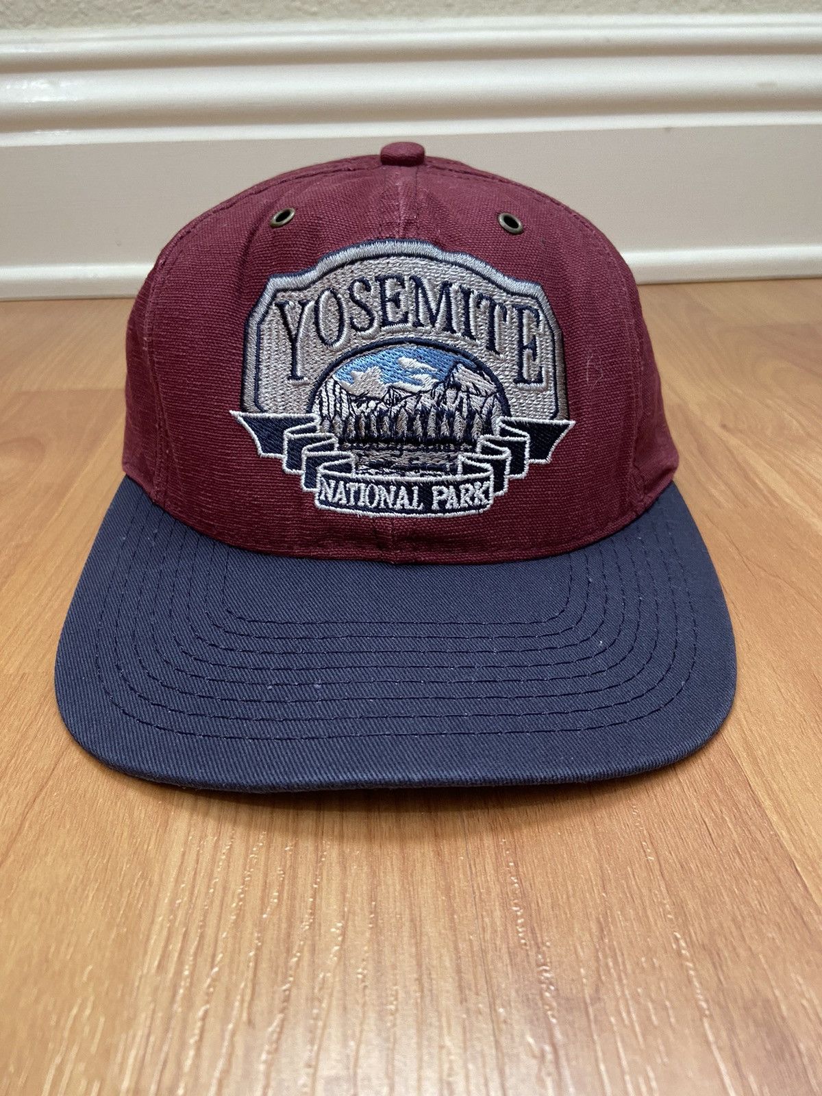 Vintage Vintage Yosemite National Park Logo Snap Back Hat | Grailed