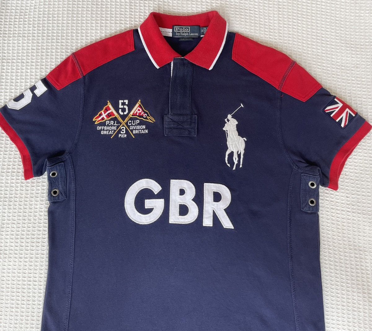 Polo Ralph Lauren Vintage’y2k🔥POLO RALPH LAUREN🔥GREAT BRITAIN 5 Polo Shirt Size US M / EU 48-50 / 2 - 13 Thumbnail