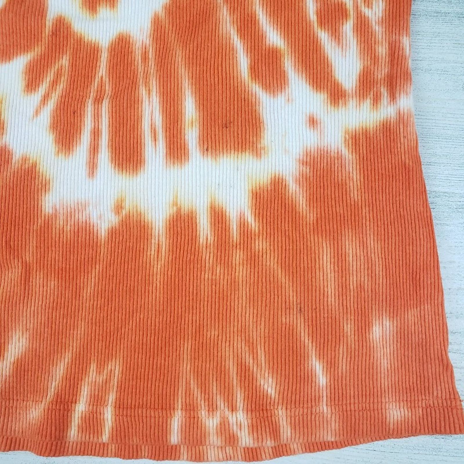 Other NWOT Point Sportswear Tie Dye Orange Spiral Tank Top Medium Size M / US 6-8 / IT 42-44 - 4 Thumbnail