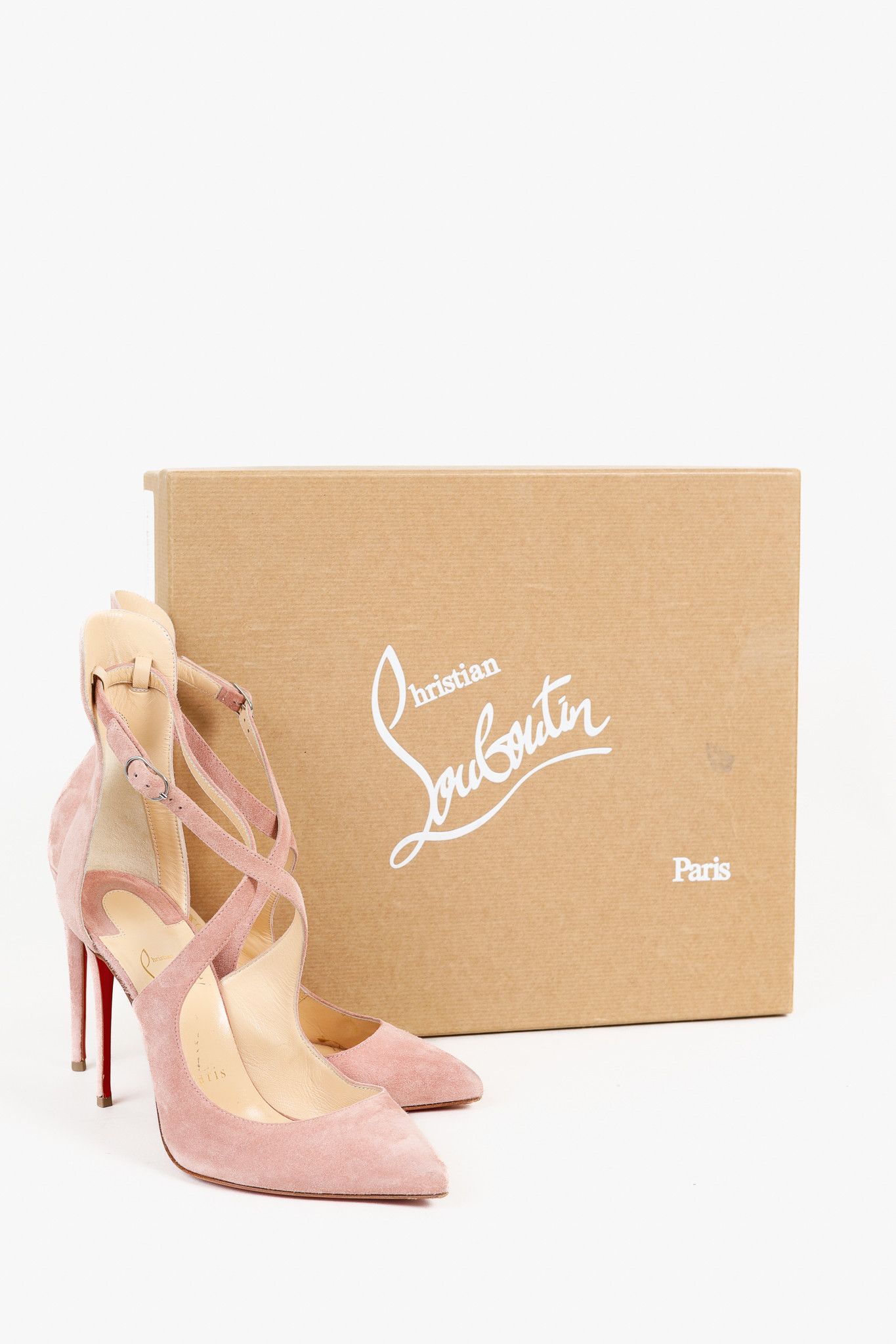 Christian Louboutin Christian Louboutin Marlena Rock 100 Veau Velours Pumps Size US 6.5 / IT 36.5 - 10 Thumbnail