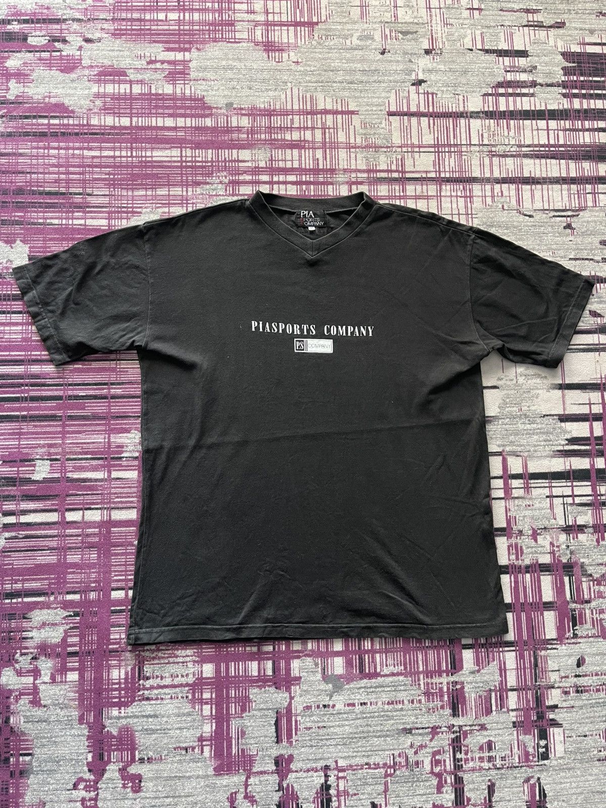 Japanese Brand VINTAGE PIA SPORTS COMPANY SPELL OUT V NECK VERY RARE Size US M / EU 48-50 / 2 - 1 Thumbnail