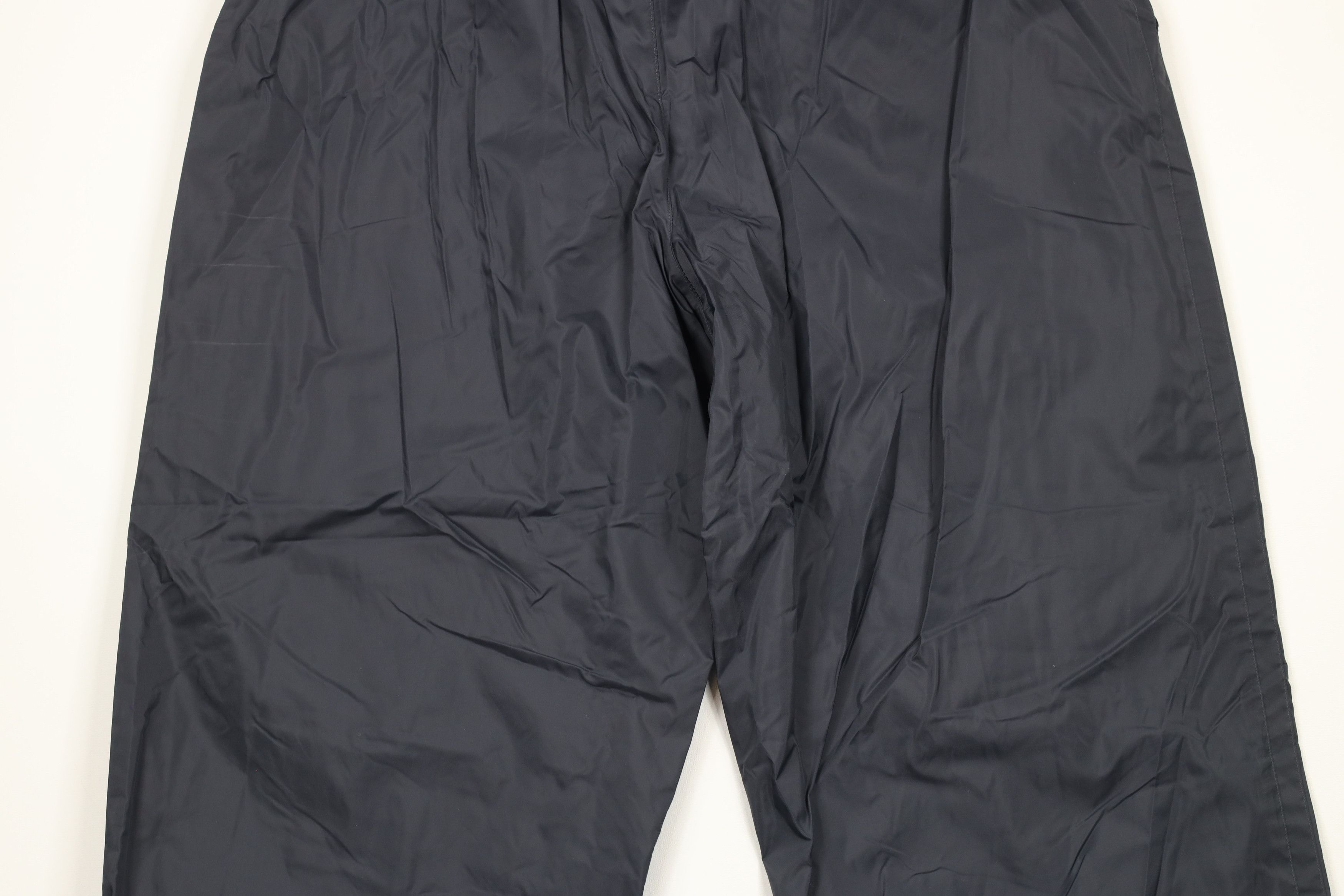 Nike × Vintage Vintage Nike Mini Swoosh Lined Wide Leg Pants Blue Nylon Size ONE SIZE - 12 Thumbnail