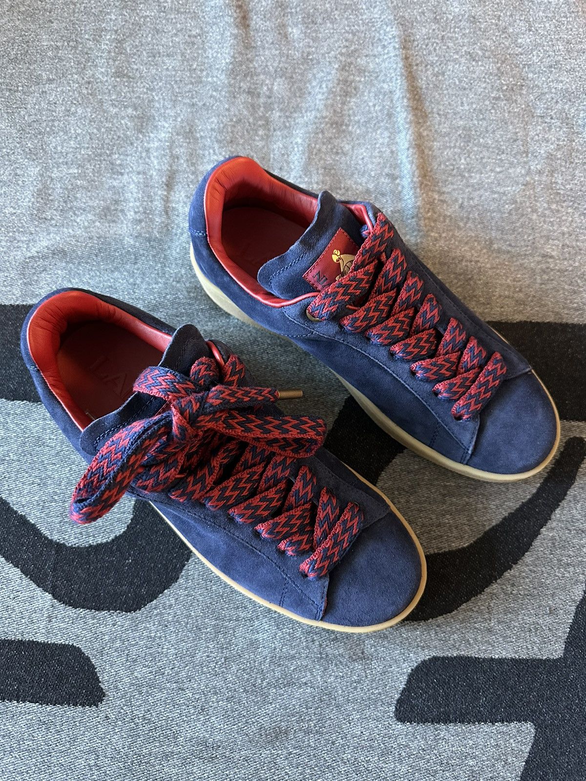 Lanvin Lanvin lace-up low-top sneakers Size US 10 / EU 43 - 2 Thumbnail