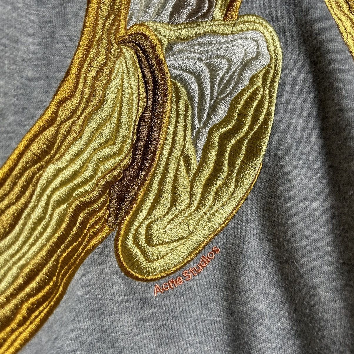 Acne Studios Acne Studios Banana Embroidery Sweatshirt Size M / US 6-8 / IT 42-44 - 4 Thumbnail