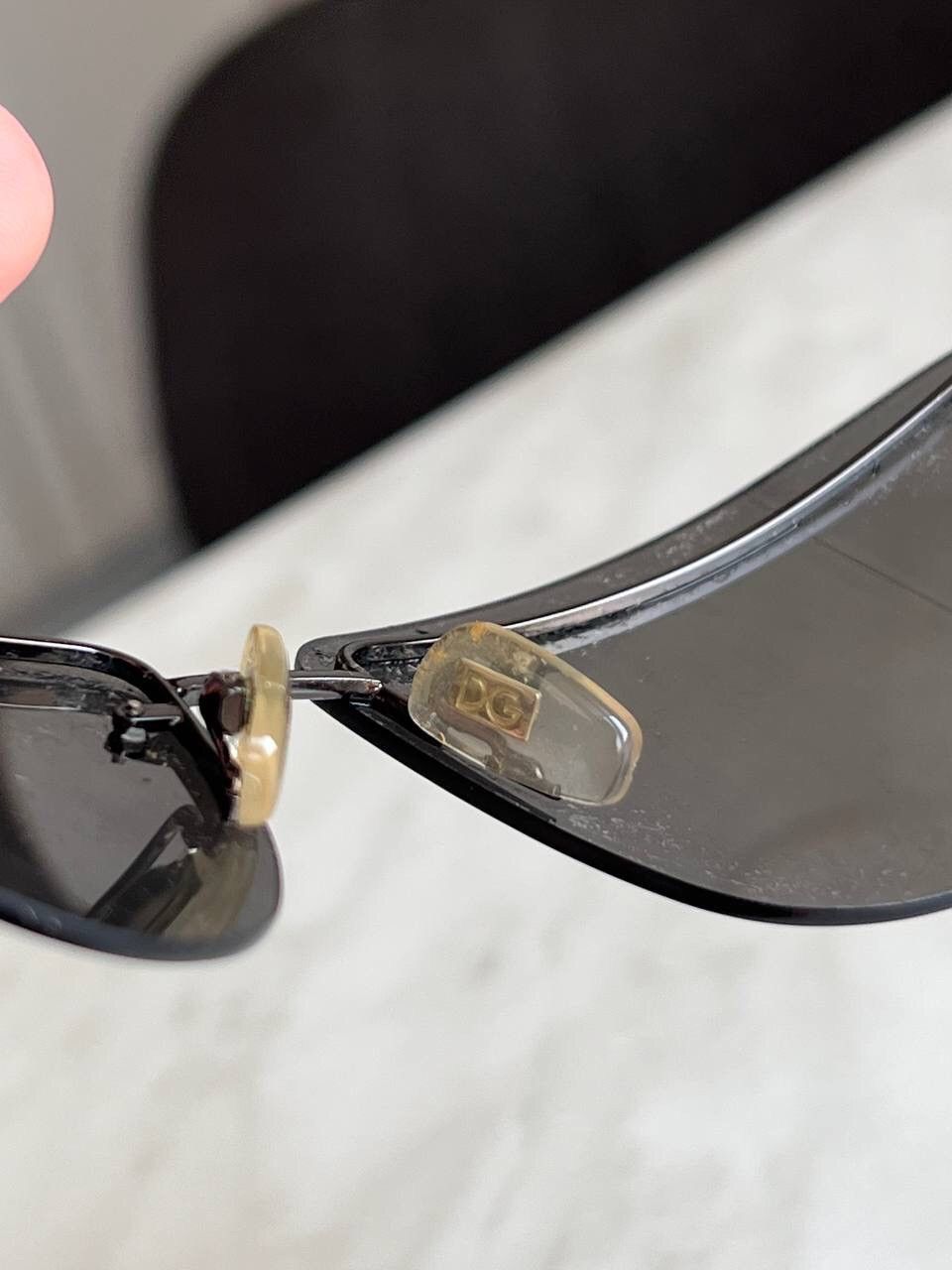 Dolce & Gabbana Dolce & Gabbana Y2K Mask Sunglasses Black Eyewear Used Size ONE SIZE - 7 Thumbnail