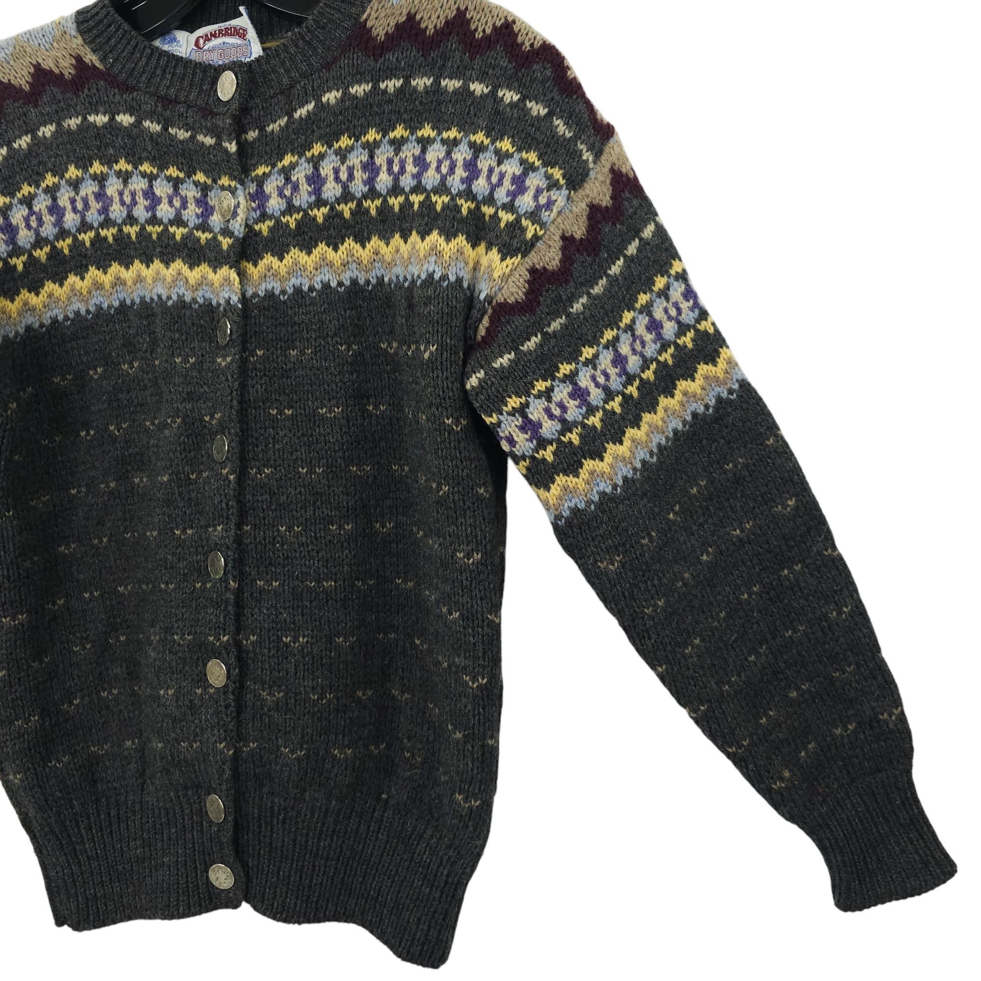 Other Cambridge Dry Goods Sweater Button Front Women S Vintage USA Size S / US 4 / IT 40 - 12 Thumbnail