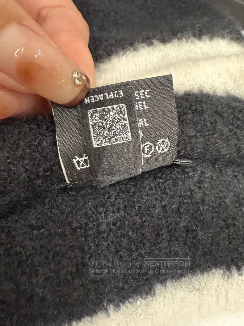 Chanel Chanel 24k black and white panda colour cold hat Size ONE SIZE - 4 Thumbnail