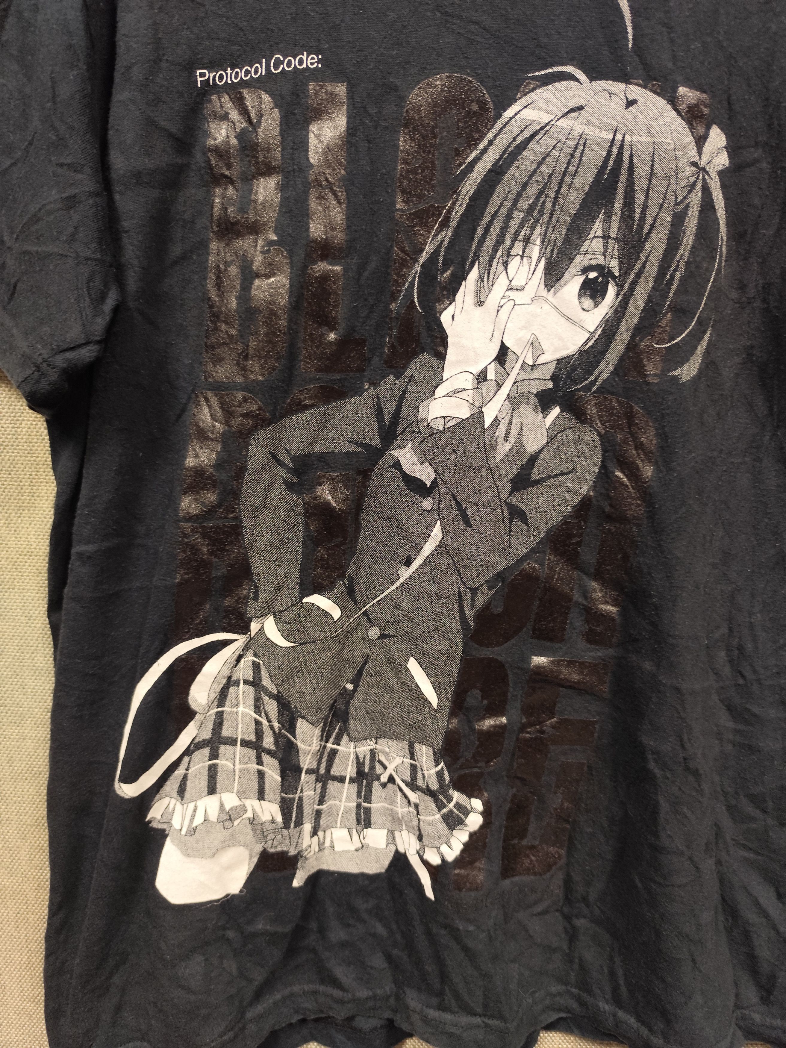 Anime × Japanese Brand × Vintage T Shirt Japanese Anime Protocol Code Chunibyo Size US L / EU 52-54 / 3 - 2 Thumbnail