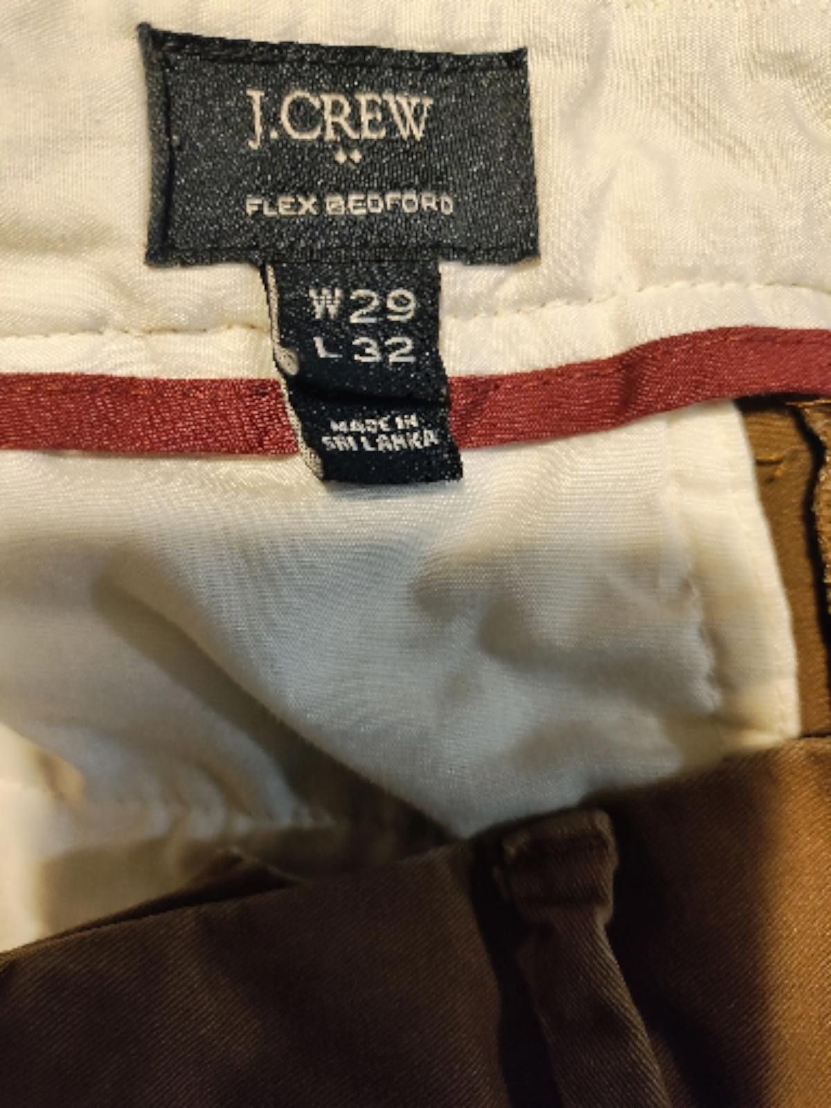 J.Crew J.Crew Classic Brown Chino Pants for Men Size US 29 - 7 Thumbnail