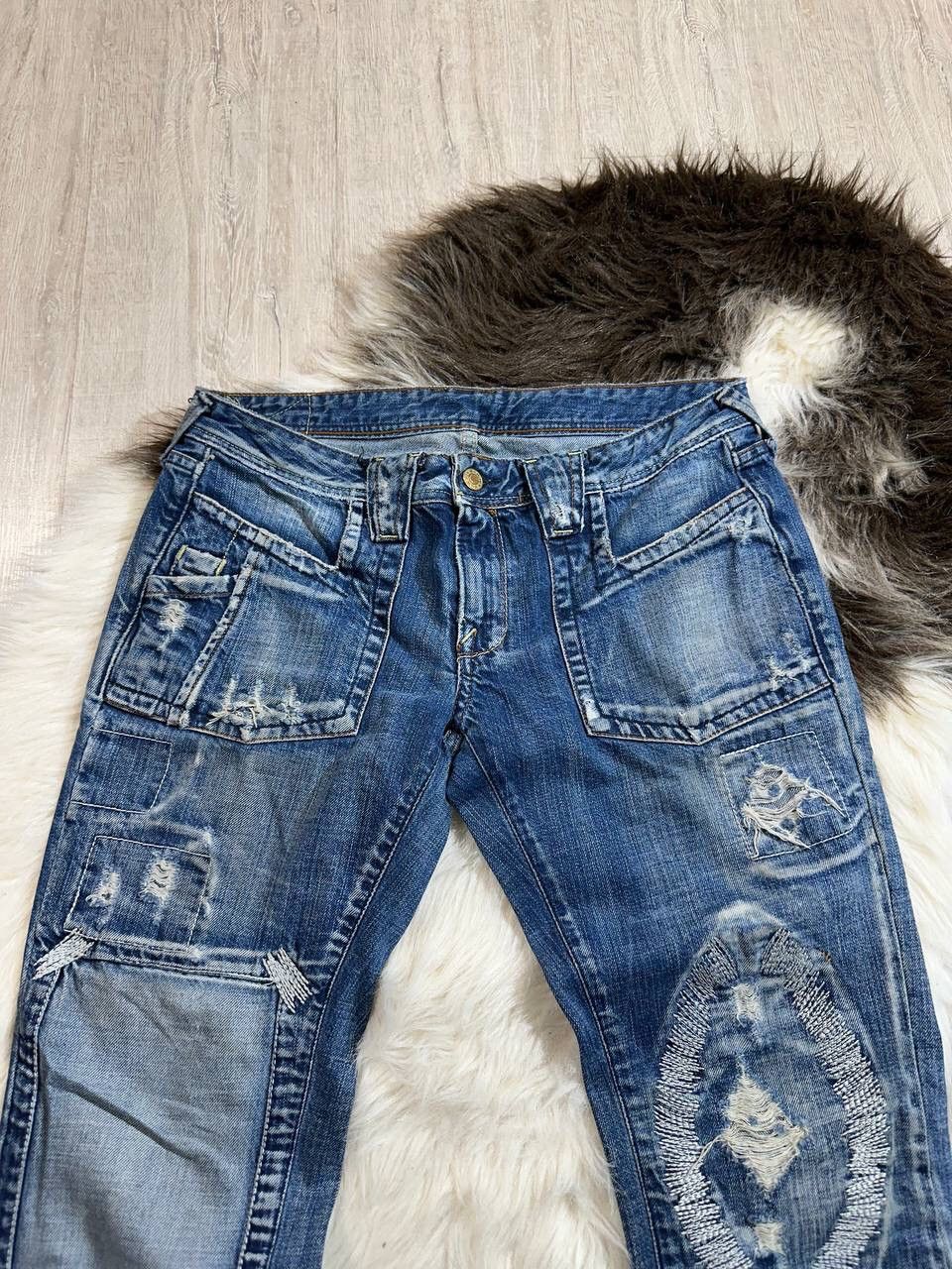 Vintage Vintage Distressed Jeans Size 30" / US 8 / IT 44 - 4 Thumbnail